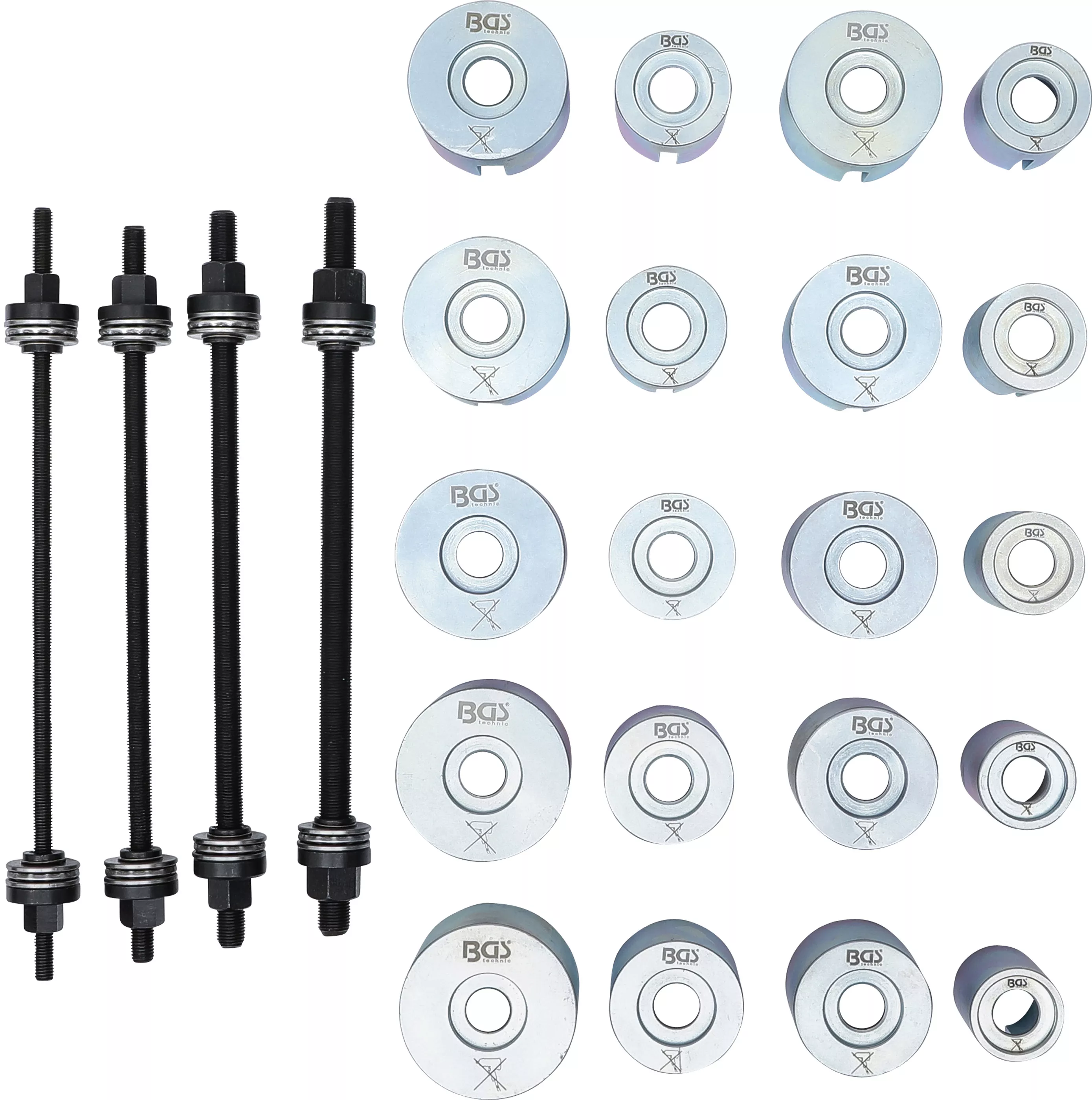Set bucse tragere si impingere | cu 4 tije | 24 piese [3]