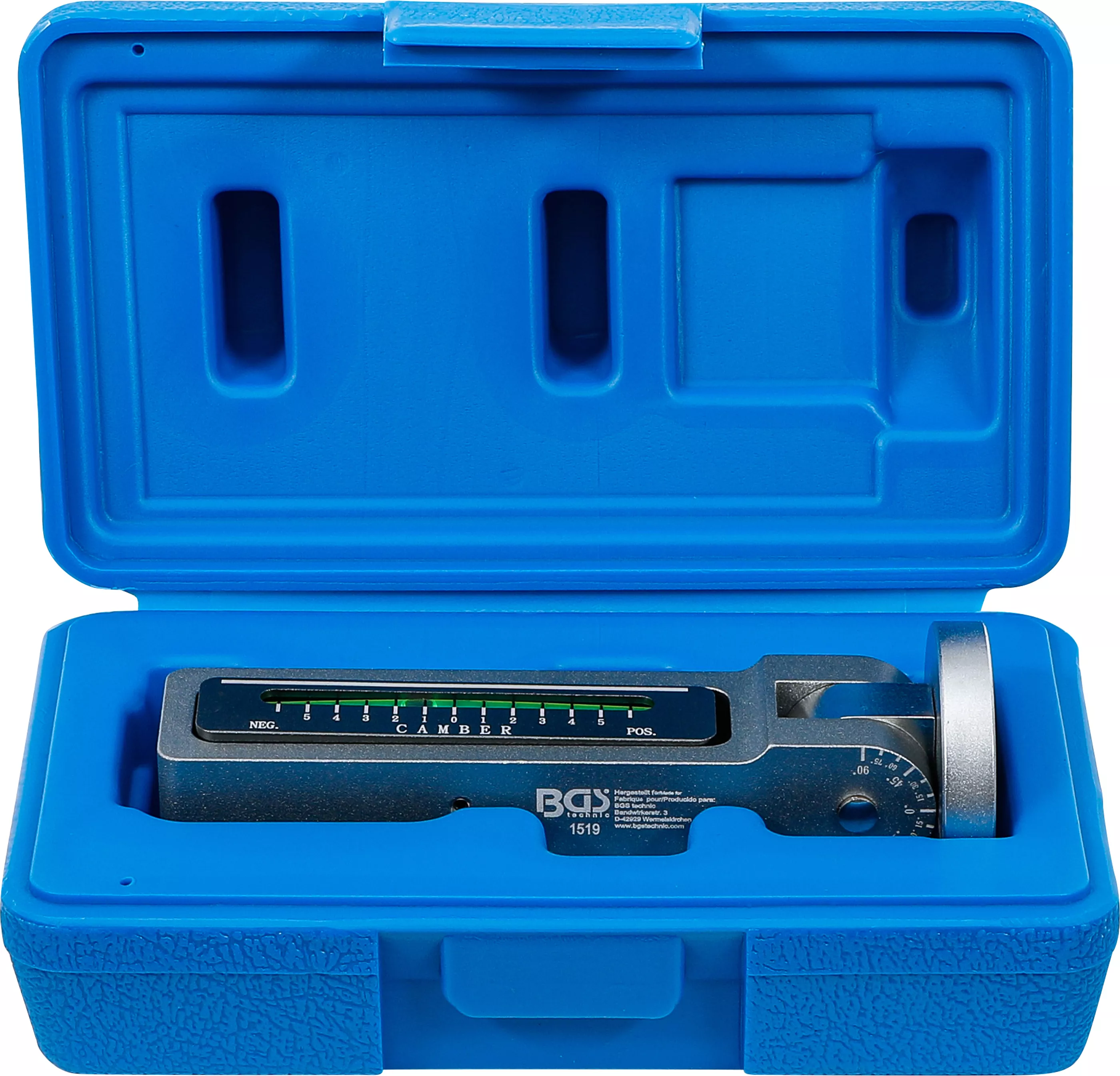 Dispozitiv magnetic reglare unghi cadere roata | cu posibilitate de reglaj dublu [1]