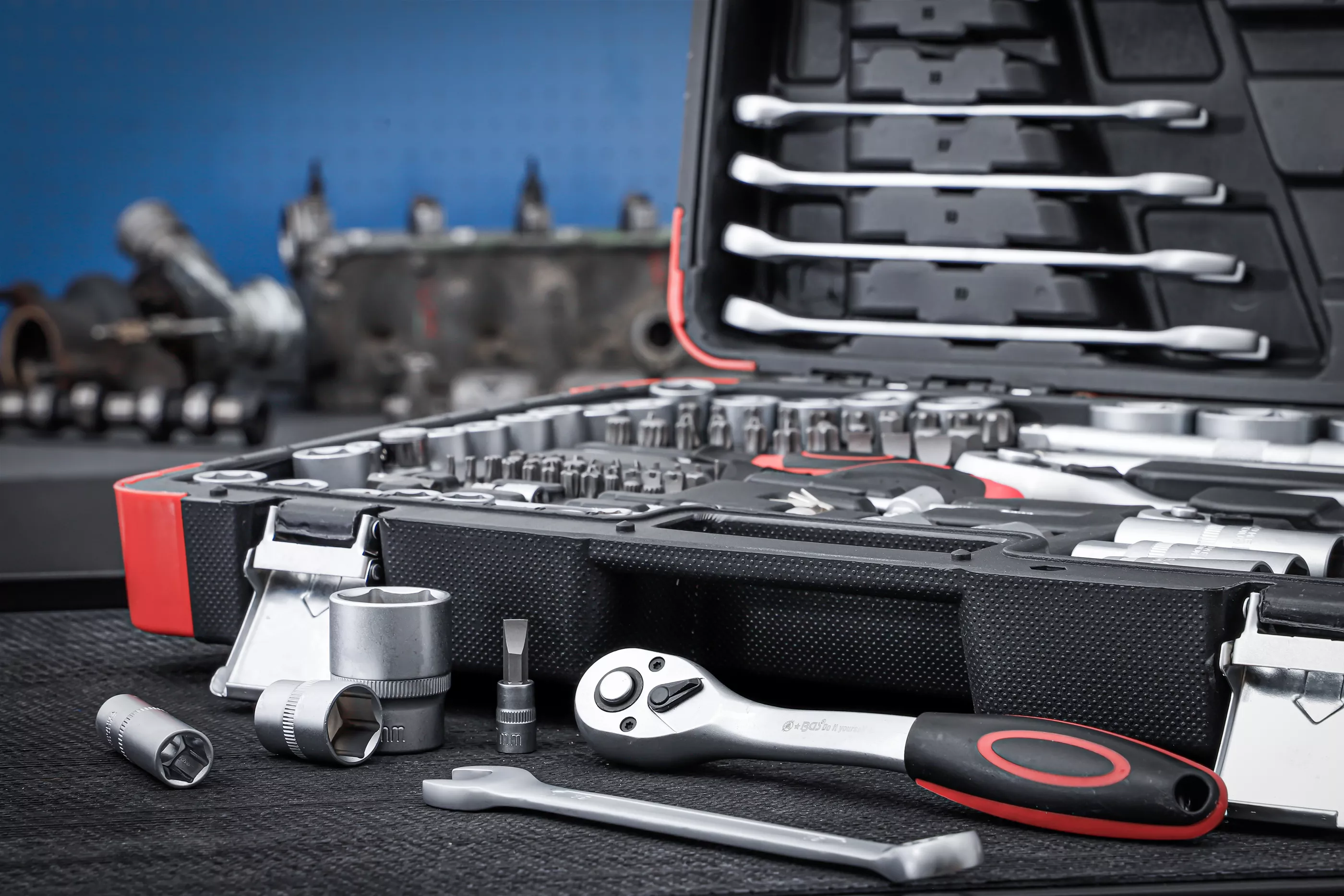 Set chei tubulare | Antrenare 6,3 mm (1/4") / 10 mm (3/8") / 12,5 mm (1/2") | 216 piese [3]