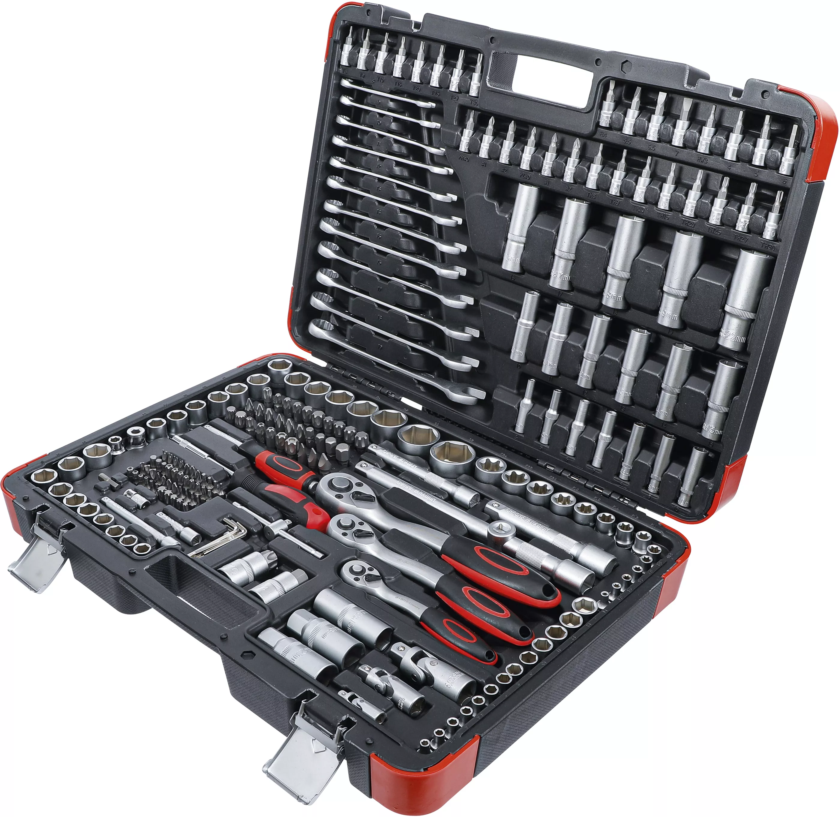 Set chei tubulare | Antrenare 6,3 mm (1/4") / 10 mm (3/8") / 12,5 mm (1/2") | 216 piese [5]