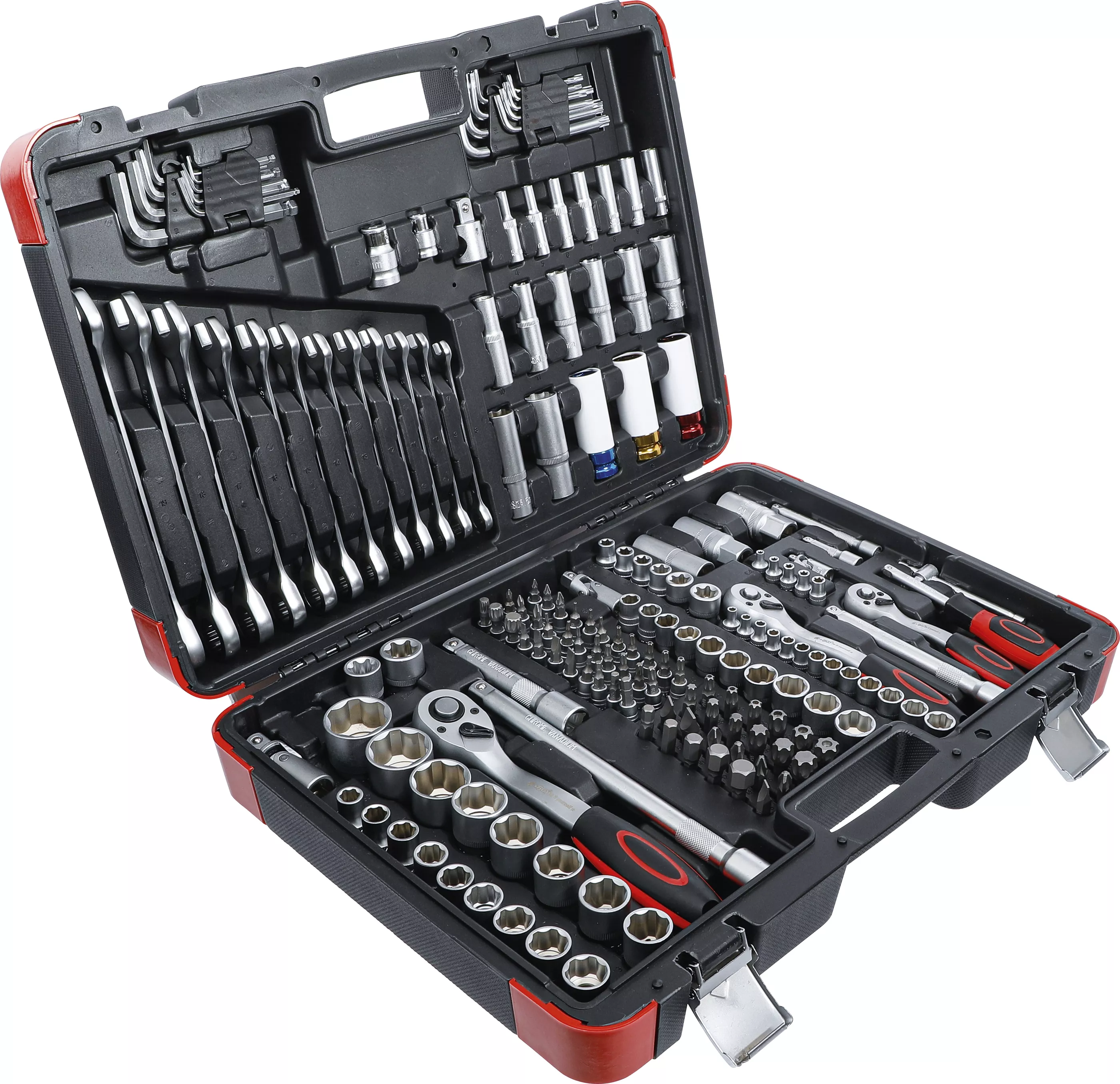 Set chei tubulare | Antrenare 6,3 mm (1/4") / 10 mm (3/8") / 12,5 mm (1/2") | 176 piese [3]