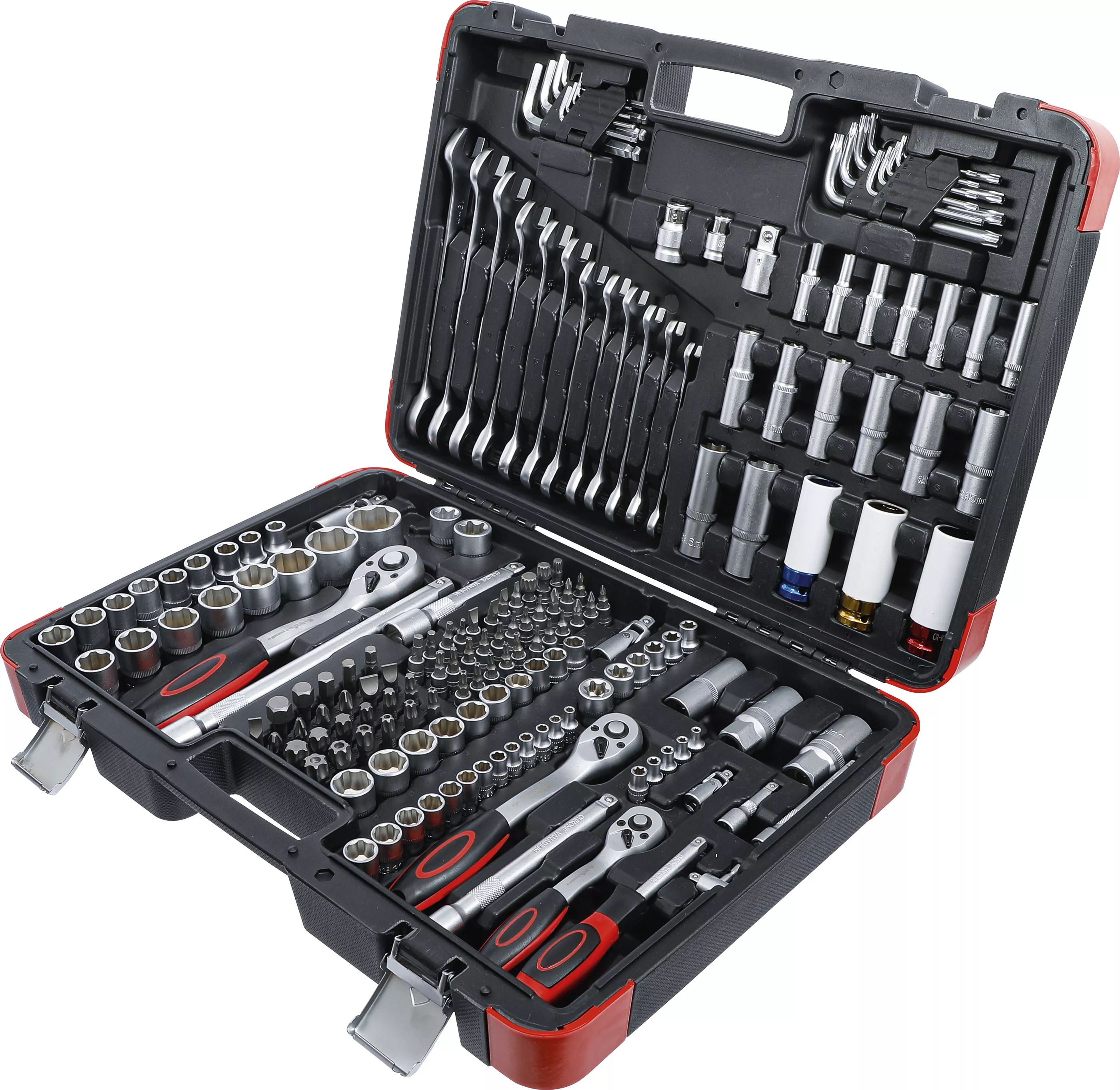 Set chei tubulare | Antrenare 6,3 mm (1/4") / 10 mm (3/8") / 12,5 mm (1/2") | 176 piese [4]