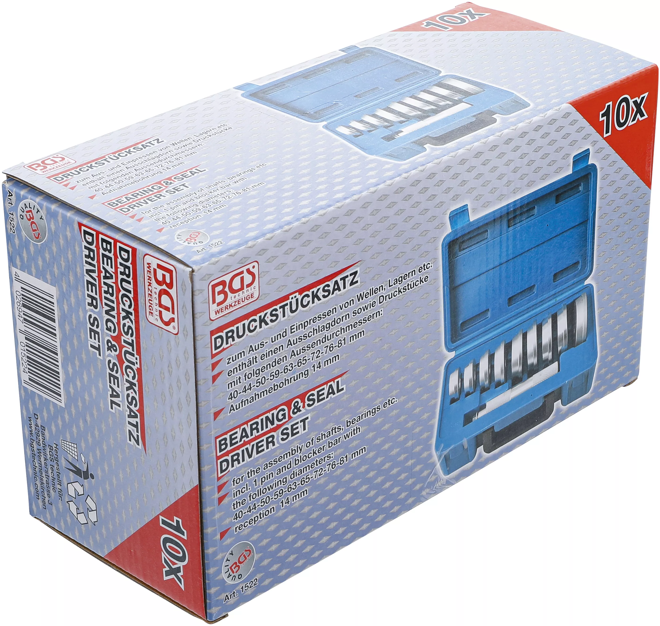 Set universal de presare rulmenti si bucse | 10 piese [6]