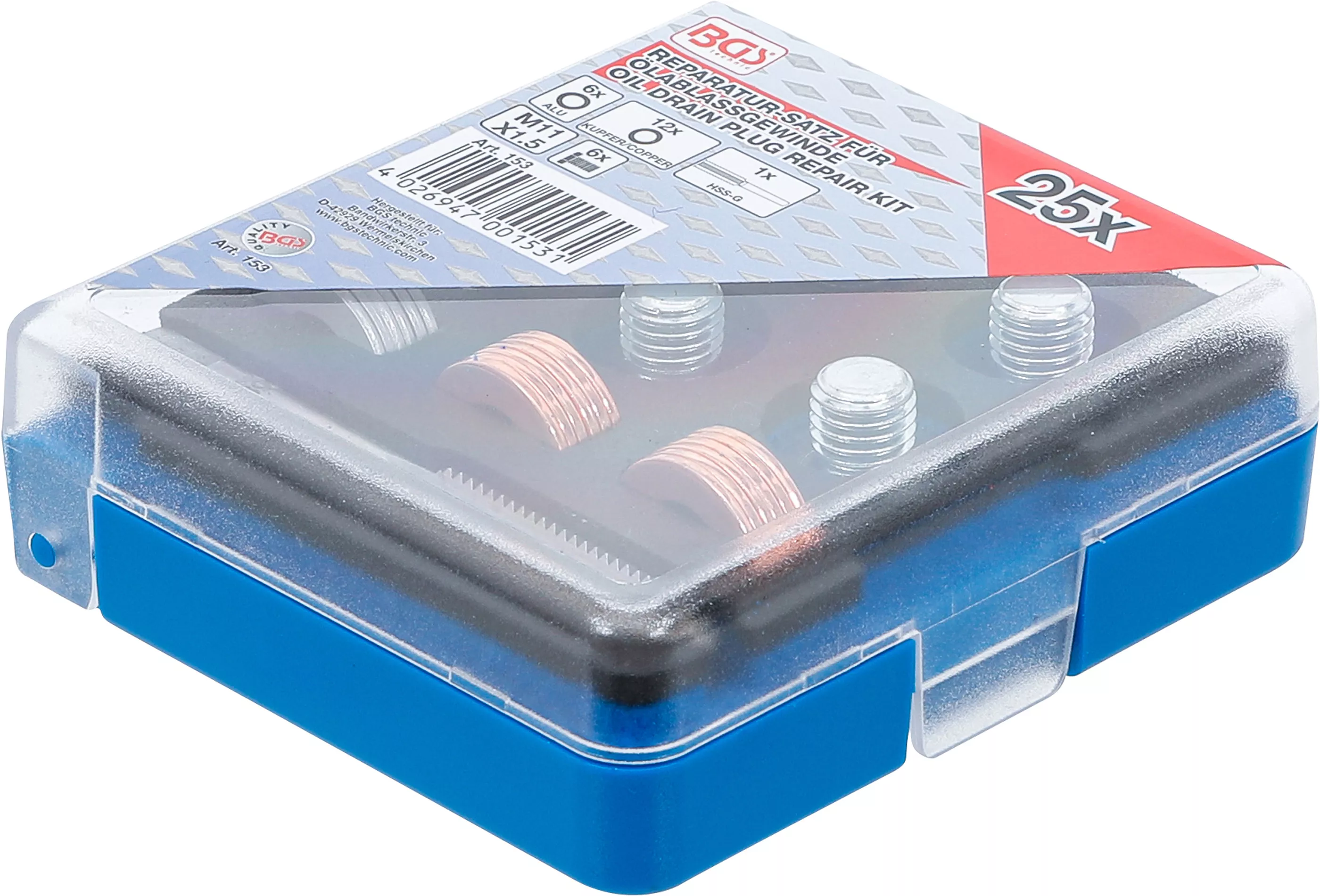 Set reparatie pentru filet baie scurgere ulei | M11 x 1,5 mm [5]