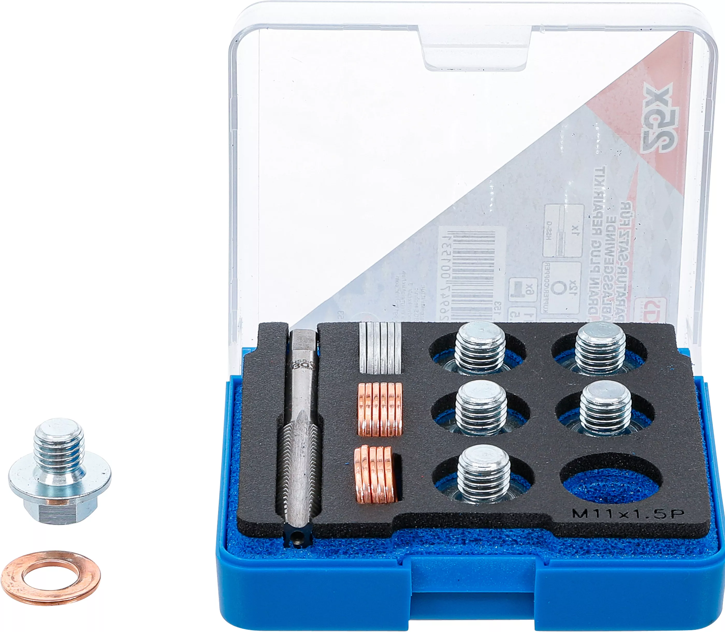 Set reparatie pentru filet baie scurgere ulei | M11 x 1,5 mm [1]