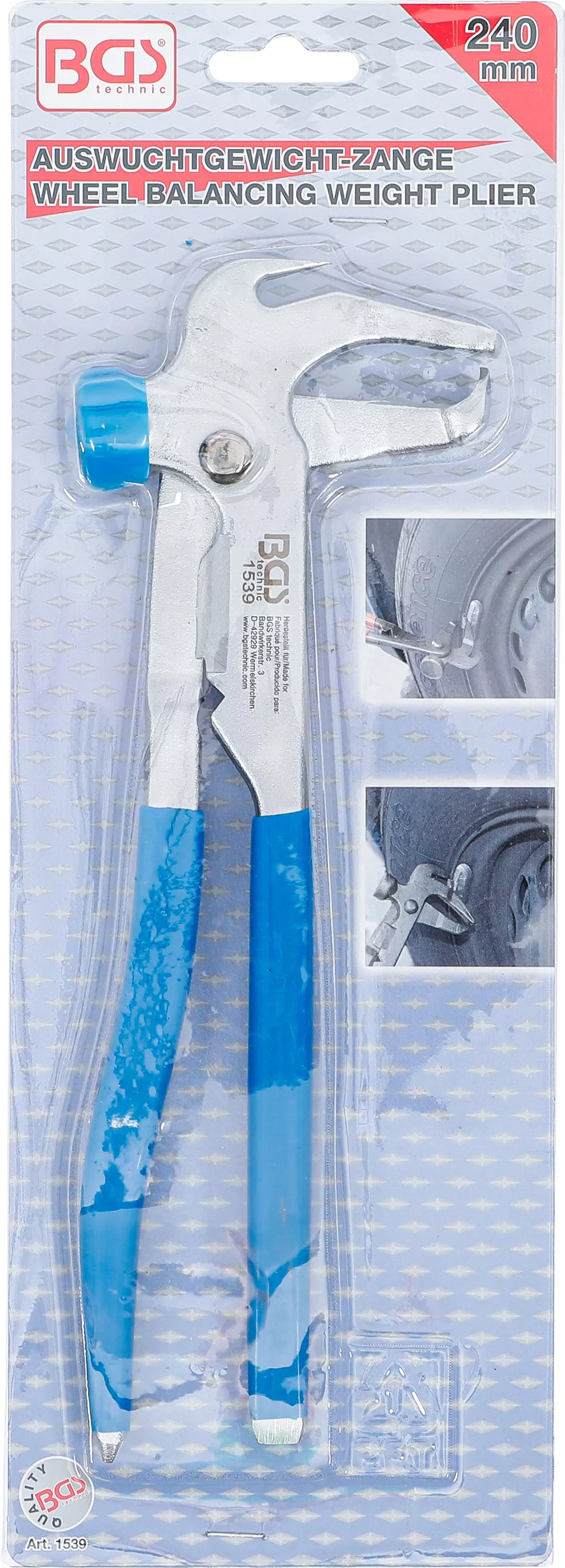 Cleste pentru greutati echilibrare | 240 mm [4]
