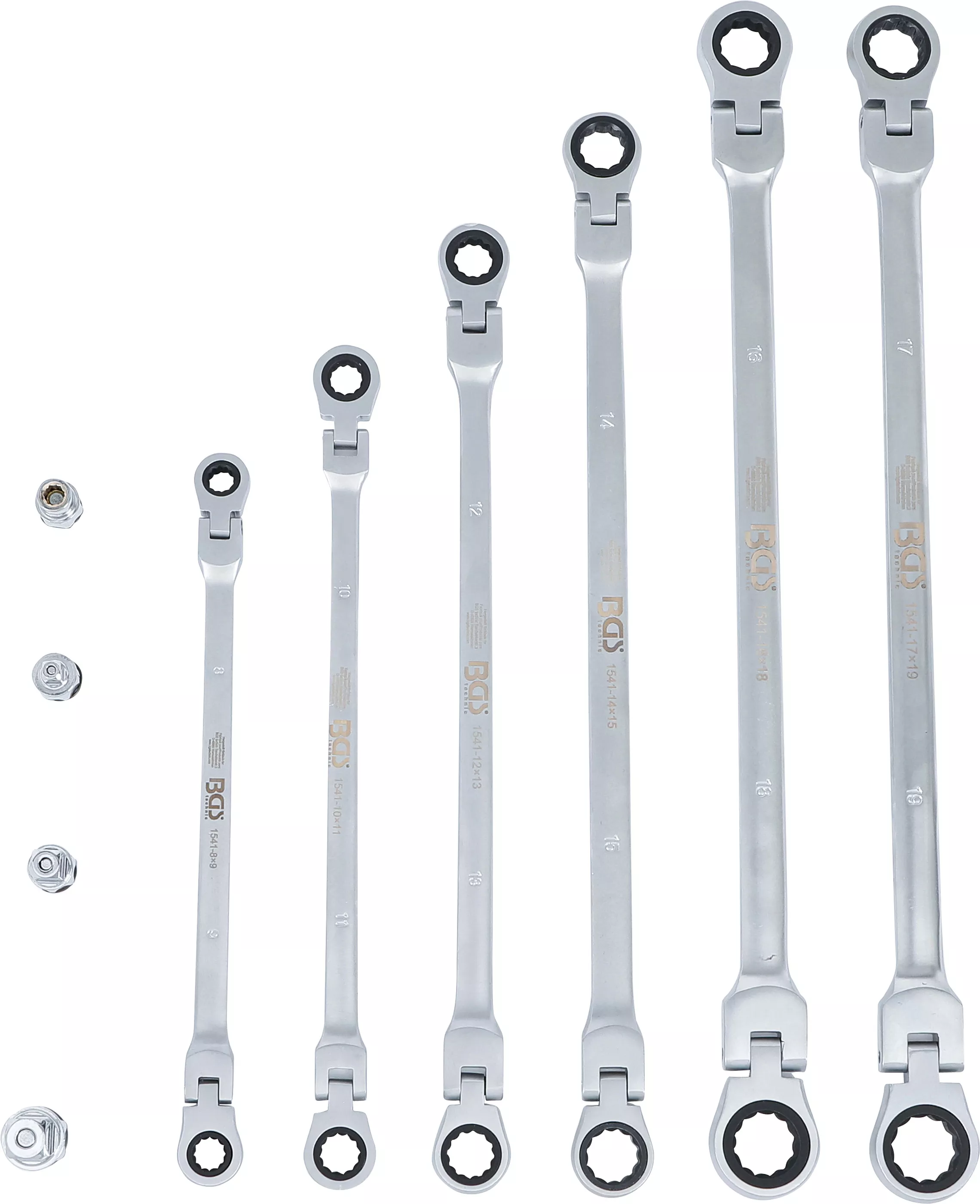 Set chei articulate clichet dublu | 8 - 19 mm | 10 piese [7]