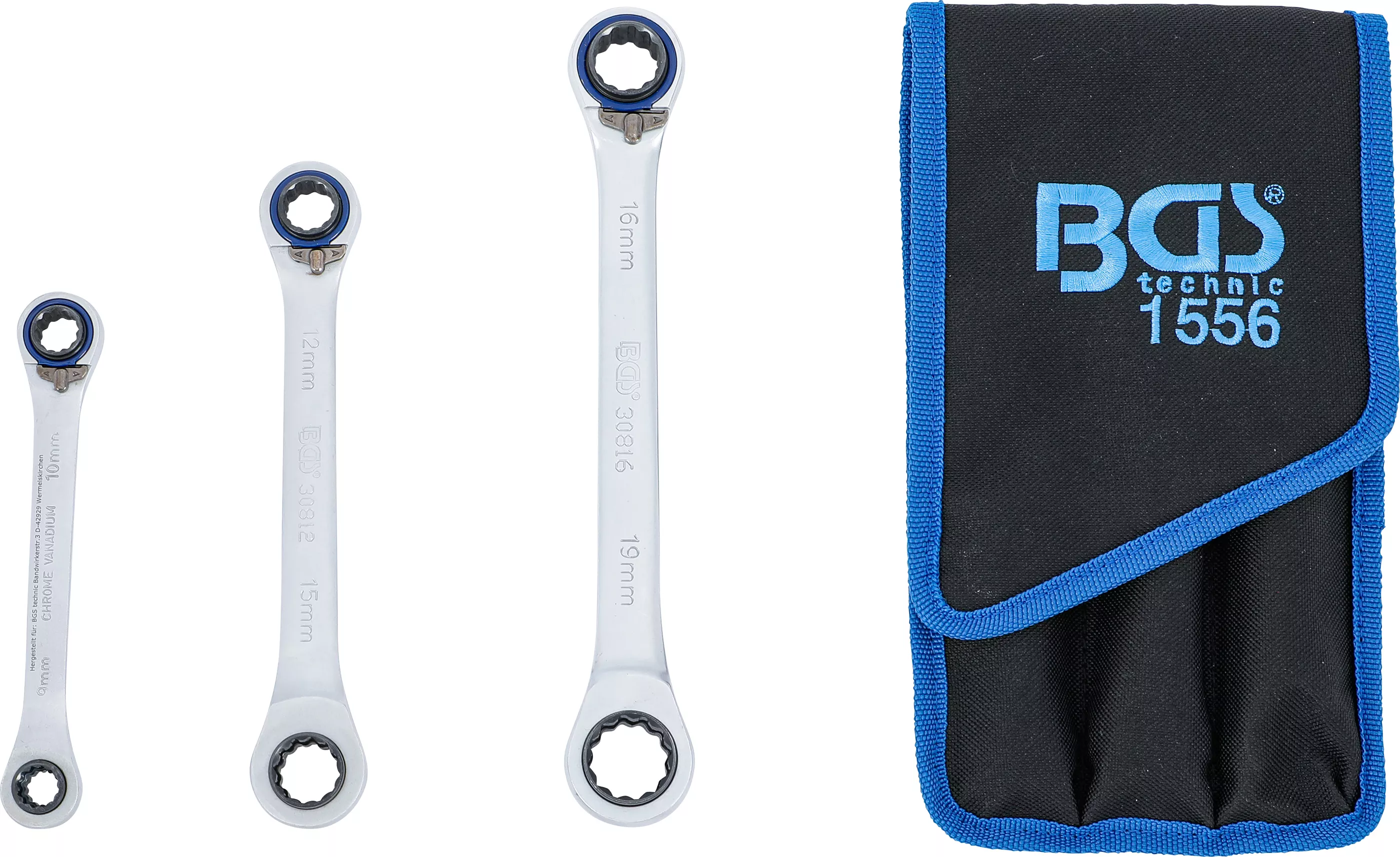 Set chei inelare cu clichet | reversibile | "4-in-1" | 3 piese [5]