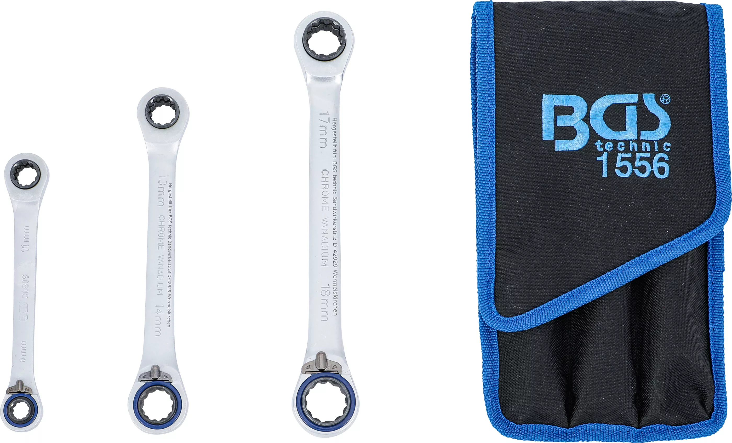 Set chei inelare cu clichet | reversibile | "4-in-1" | 3 piese [6]