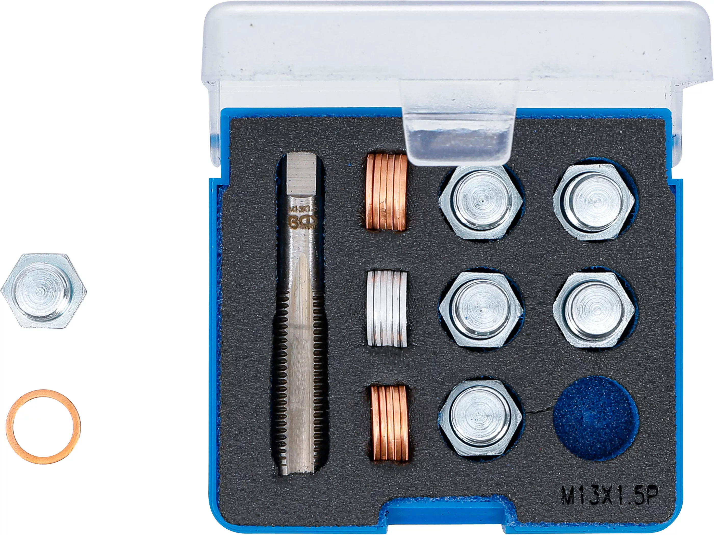Set reparatie pentru filet baie scurgere ulei | M13 x 1,5 mm [4]