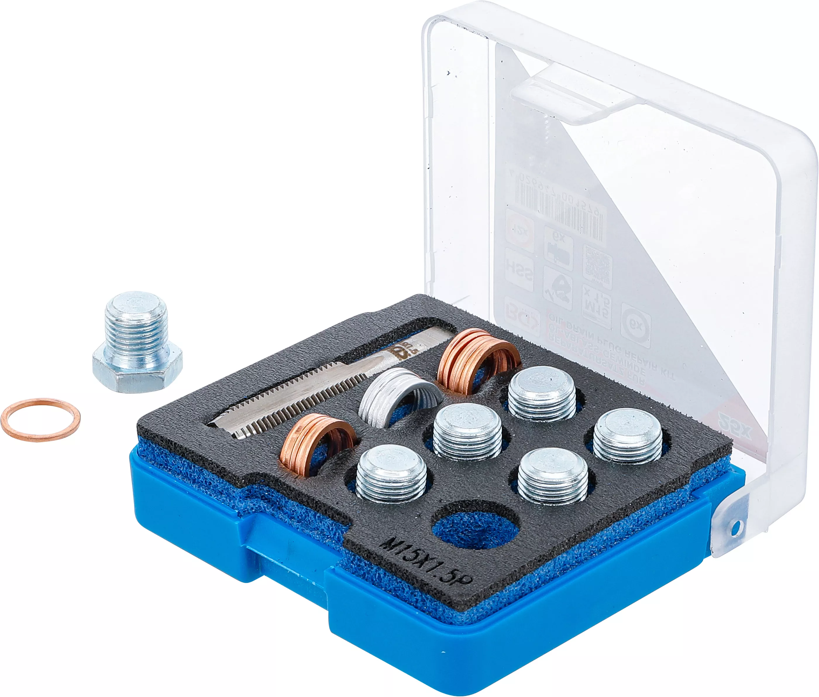 Set reparatie pentru filet baie scurgere ulei | M15 x 1,5 mm [3]