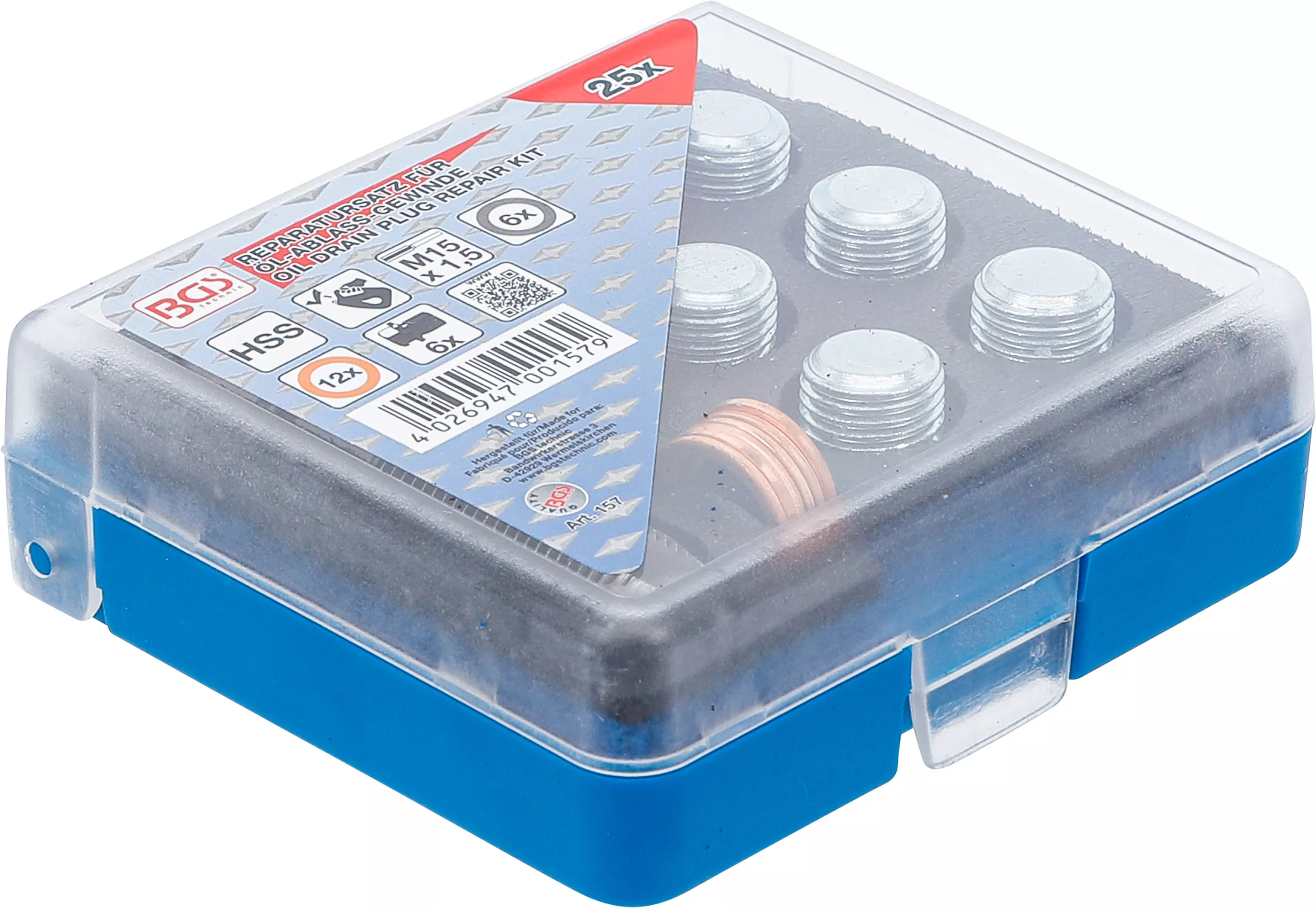 Set reparatie pentru filet baie scurgere ulei | M15 x 1,5 mm [5]