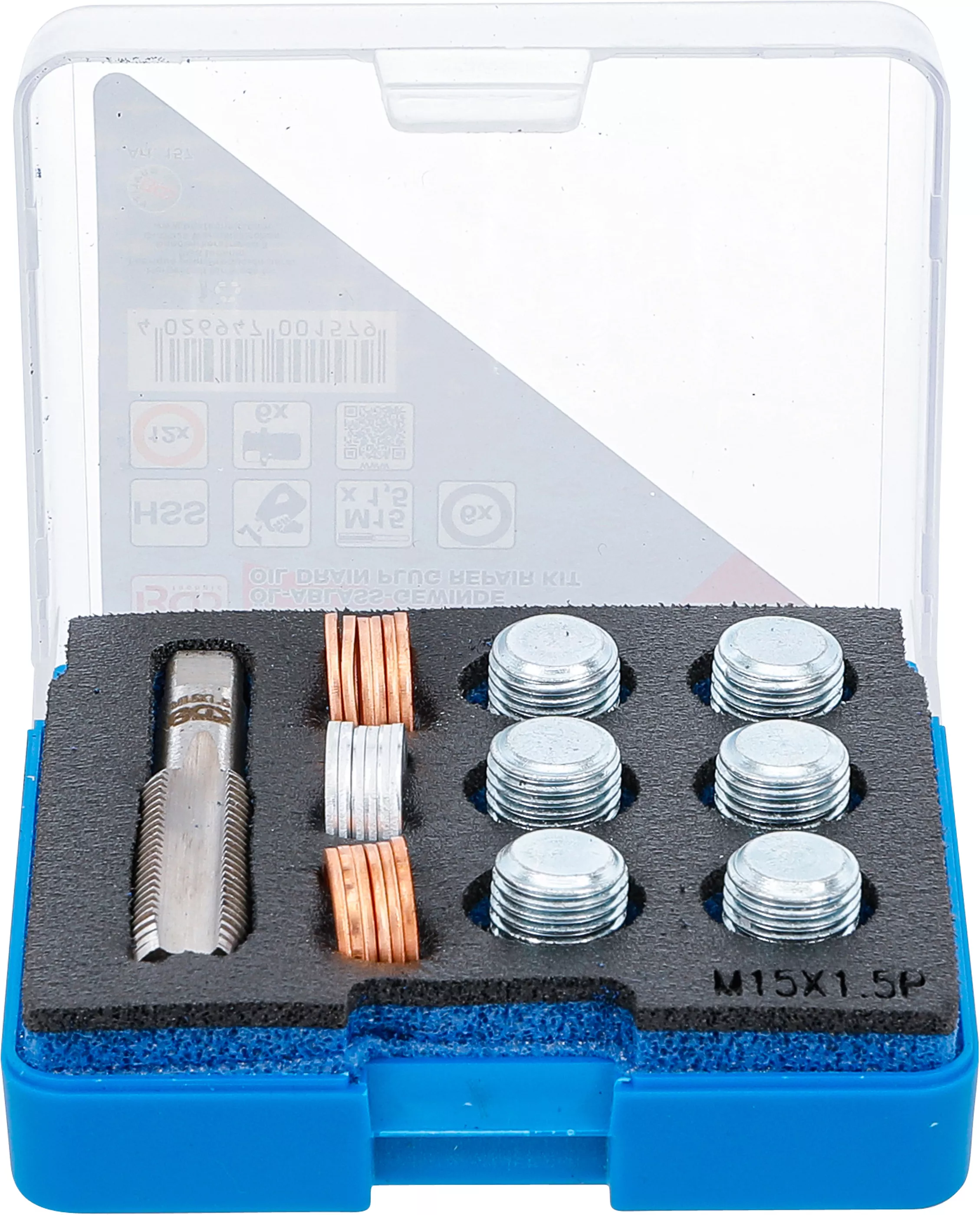 Set reparatie pentru filet baie scurgere ulei | M15 x 1,5 mm [1]