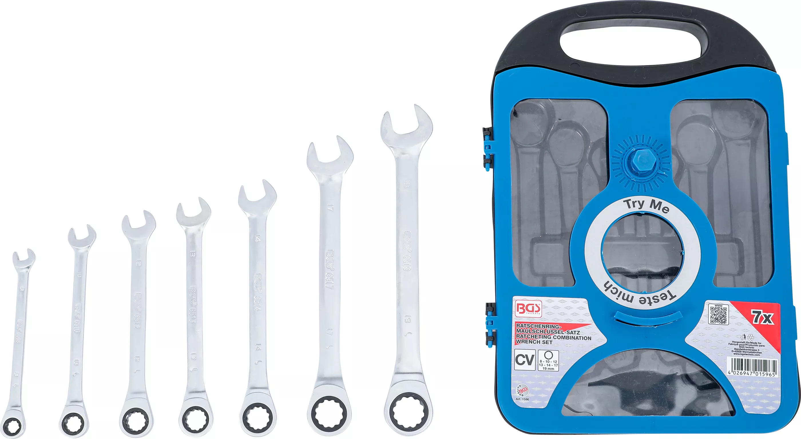 Set chei combinate cu clichet | 8 - 19 mm | 7 piese [4]
