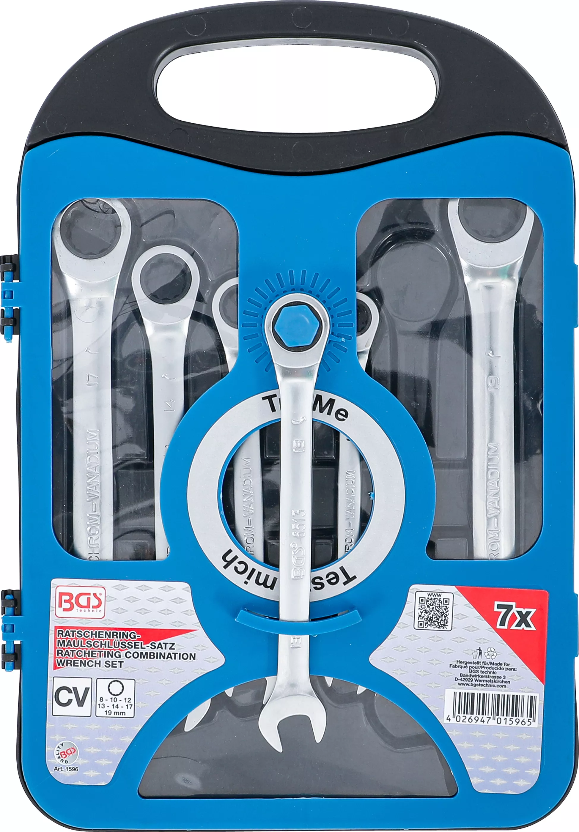 Set chei combinate cu clichet | 8 - 19 mm | 7 piese [1]
