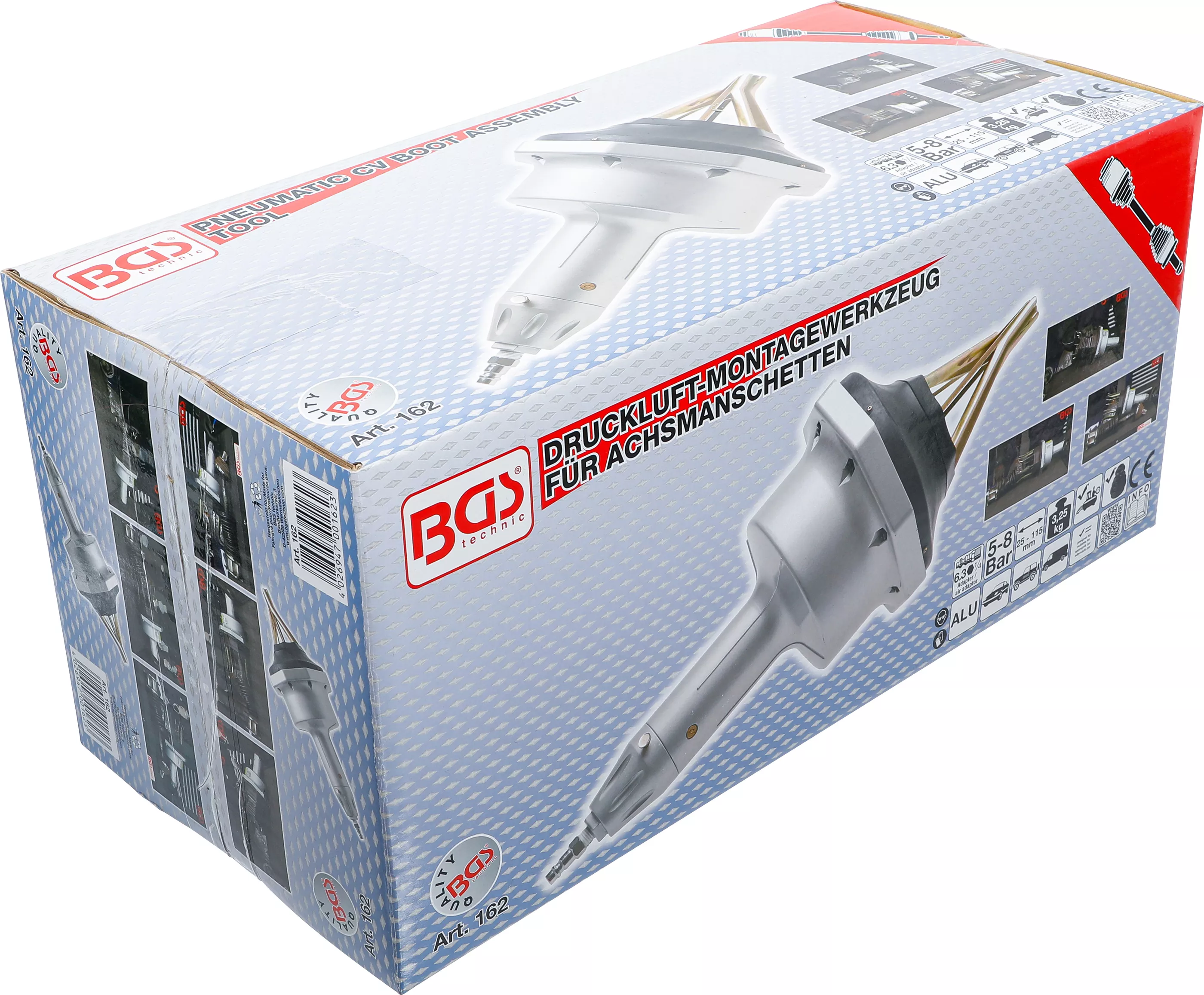 Dispozitiv pneumatic de montat burdufuri plamnetara | 25 - 115 mm [8]