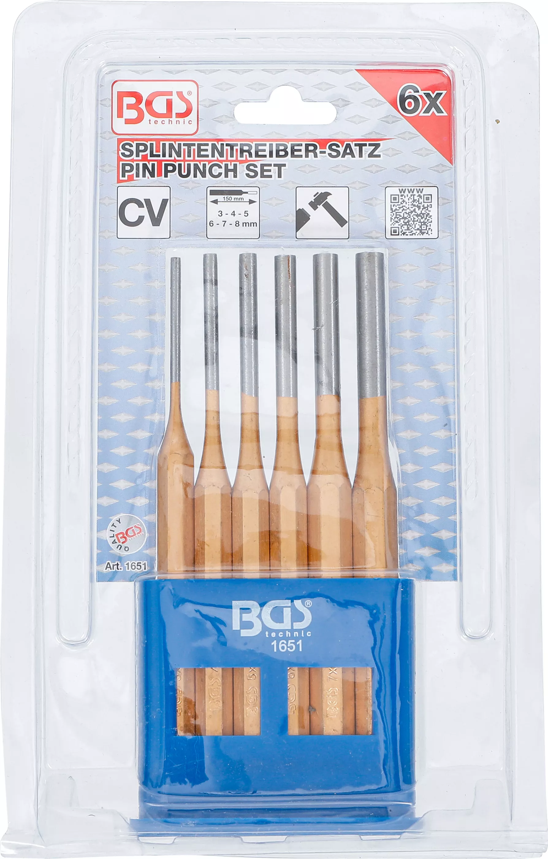 Set extractor splinturi | 150 mm | 3 - 8 mm | 6 piese [5]