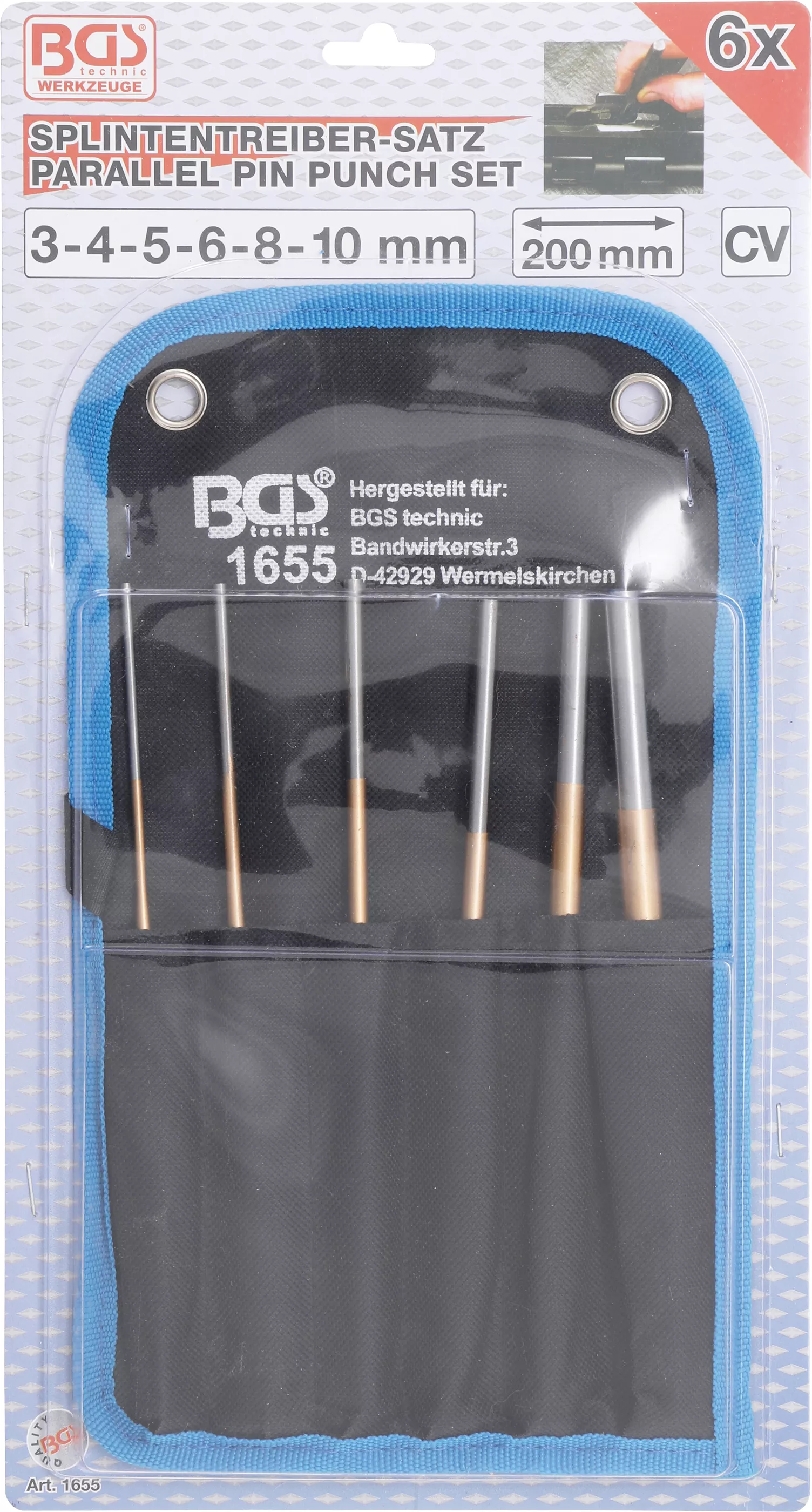 Set extractor splinturi | 200 mm | 3 - 10 mm | 6 piese [3]