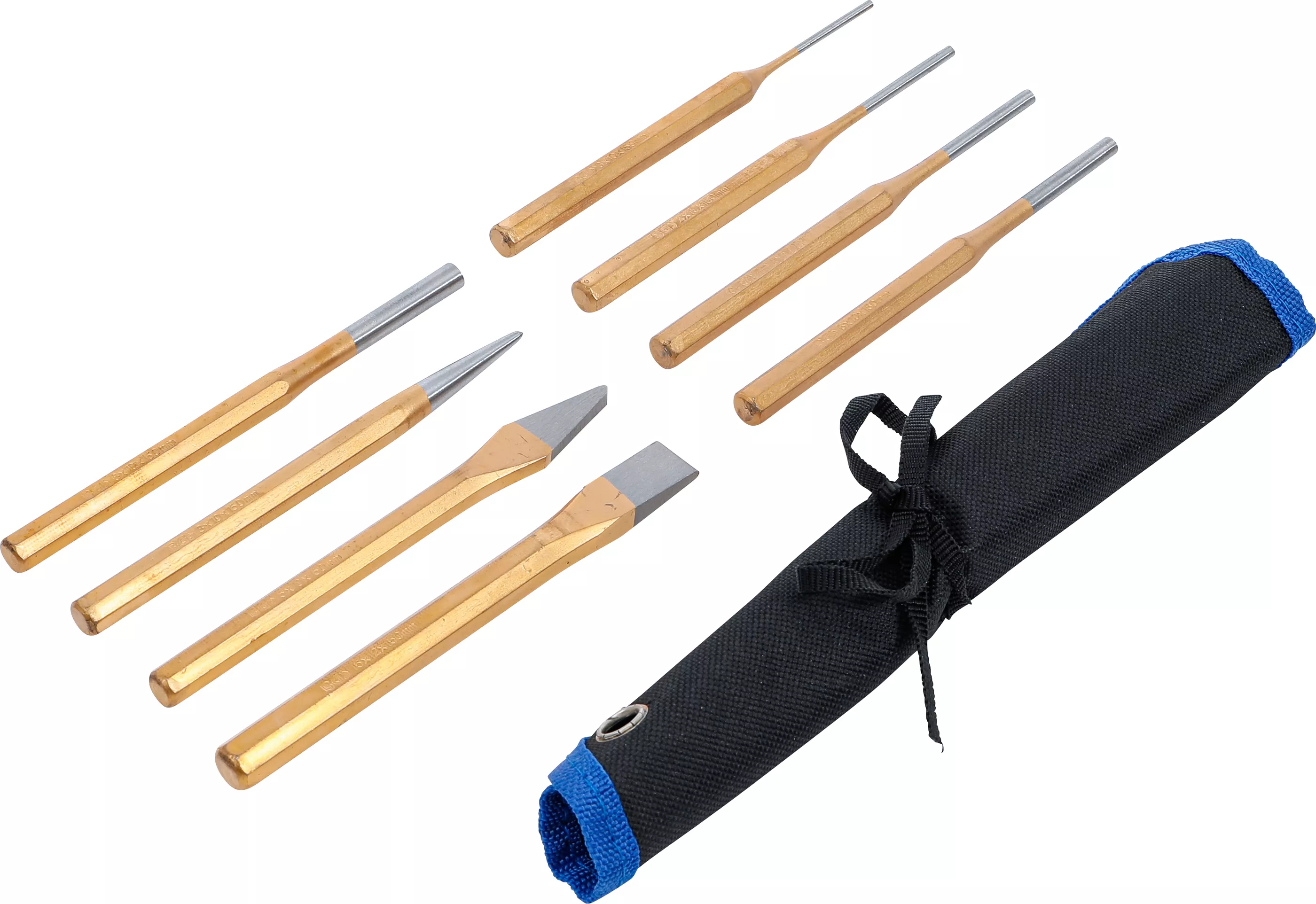 Set extractor splinturi | 150 mm | incl. dalta + punctator | 8 piese [3]
