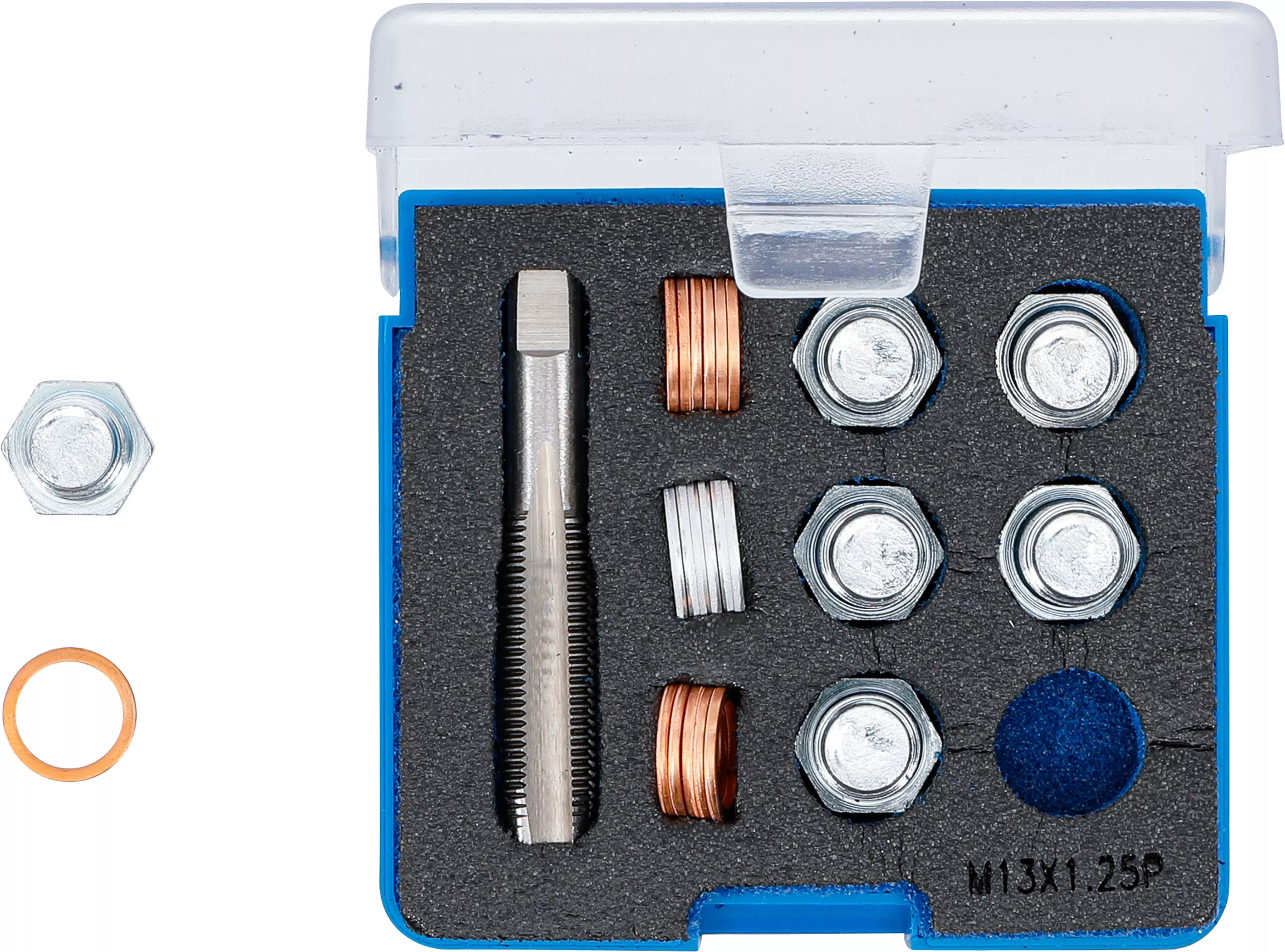 Set reparatie pentru filet baie scurgere ulei | M13 x 1,25 mm [4]