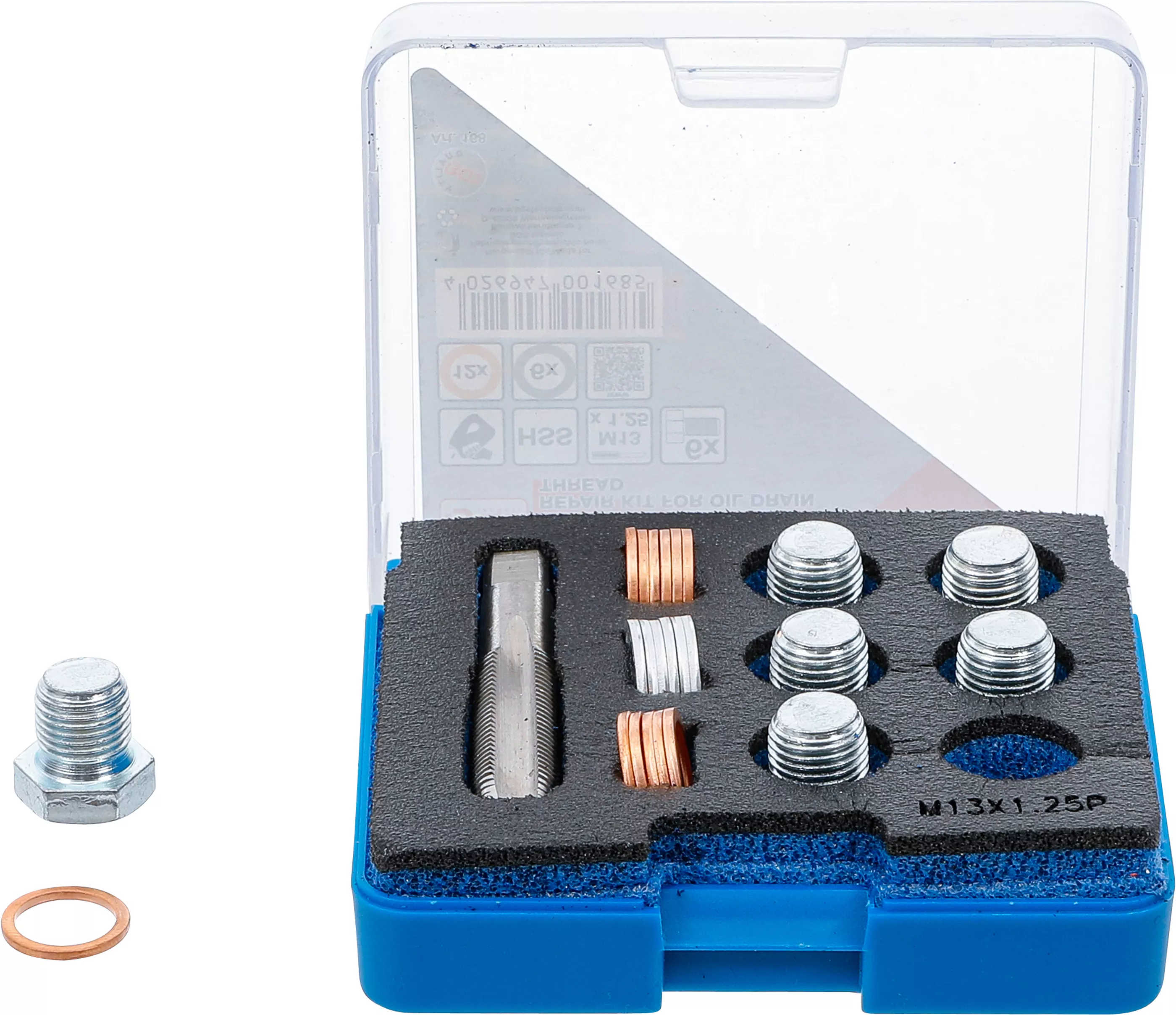 Set reparatie pentru filet baie scurgere ulei | M13 x 1,25 mm [1]