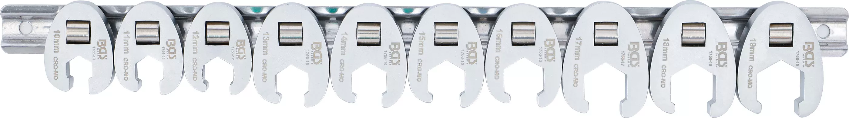 Set chei cu dinte | 10 mm (3/8") | 10 - 19 mm | 10 piese [2]