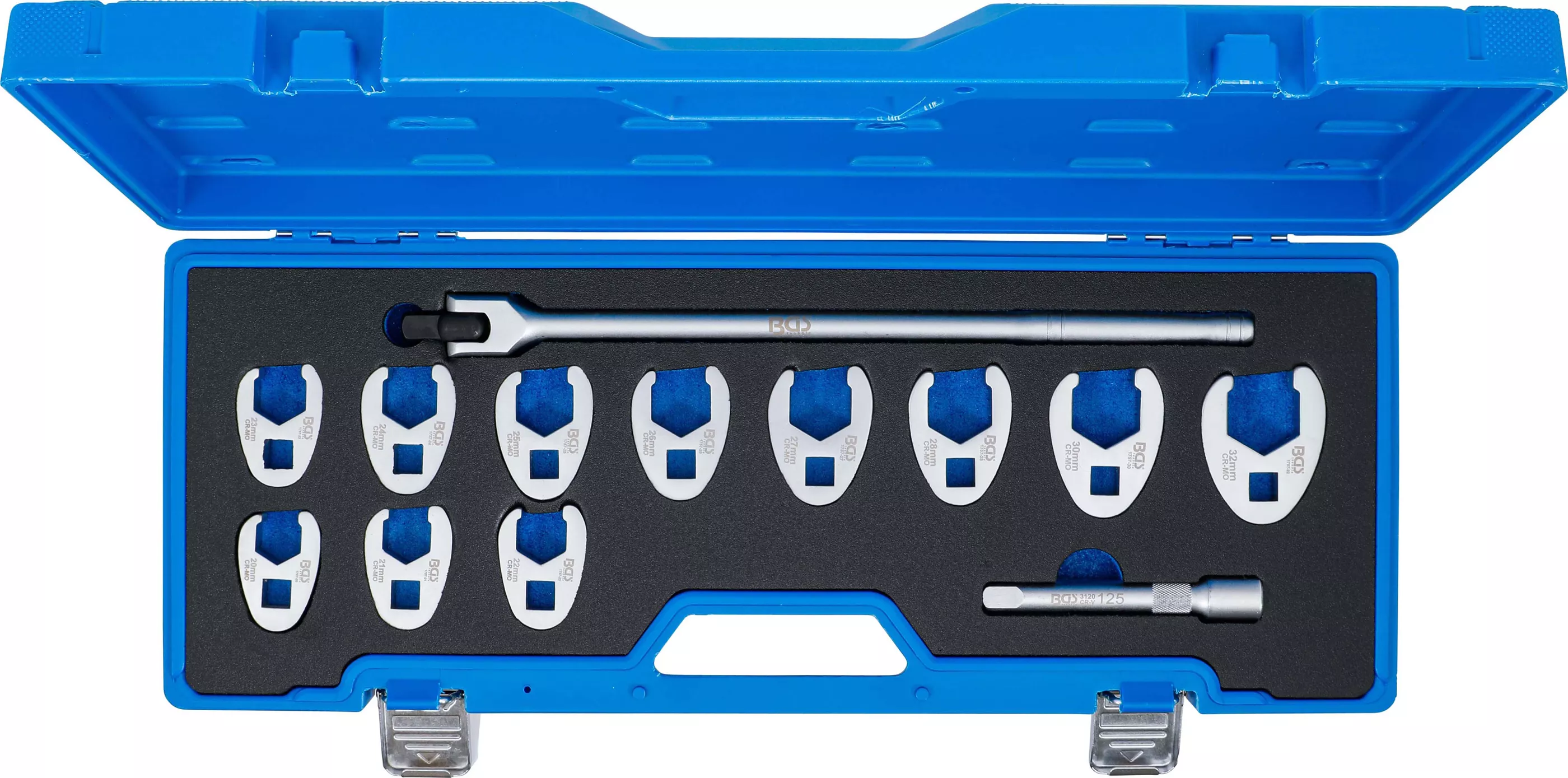 Set chei cu dinte | 12,5 mm (1/2") | 20 - 32 mm | 13 piese [4]