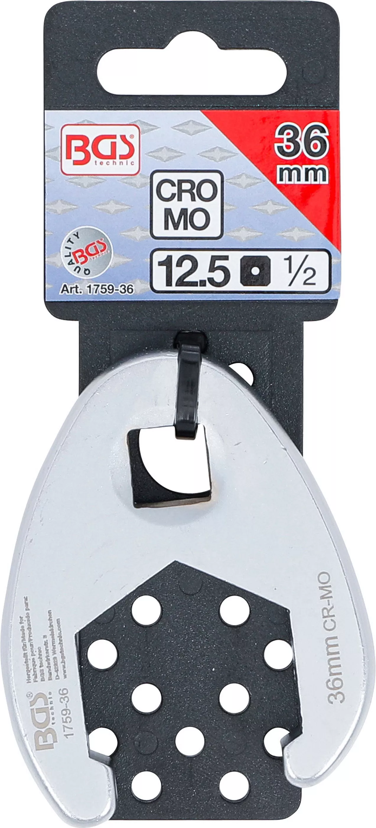Cheie cu dinte | 12,5 mm (1/2") | 36 mm [5]