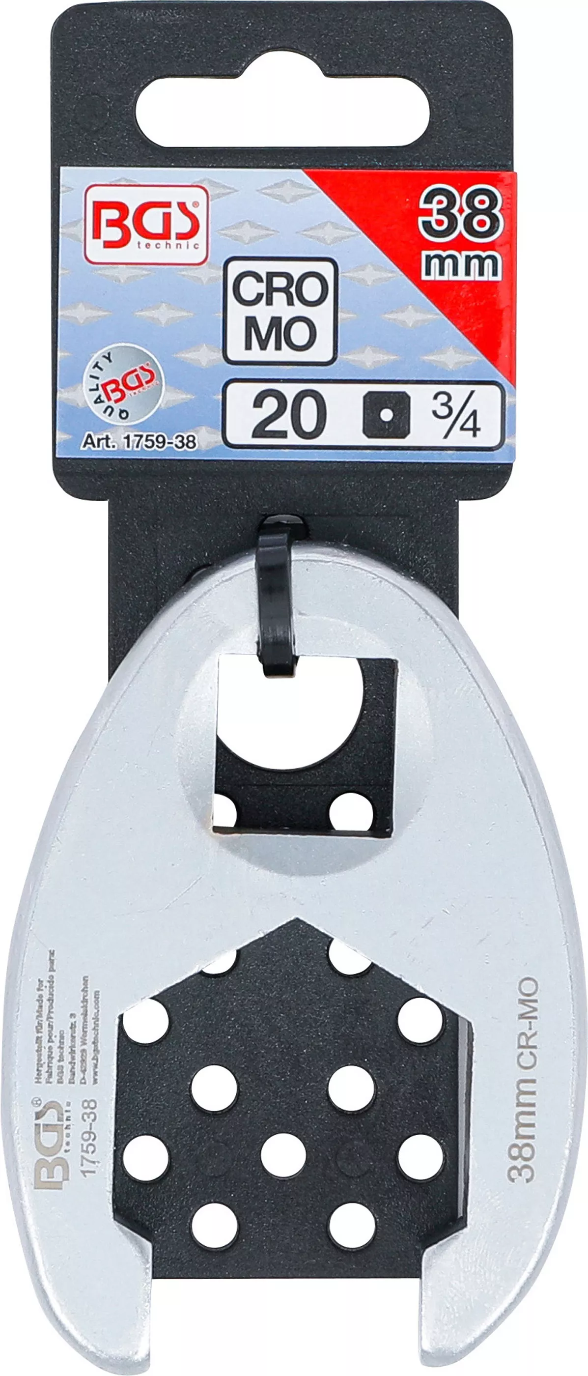 Cheie cu dinte | 20 mm (3/4") | 38 mm [5]