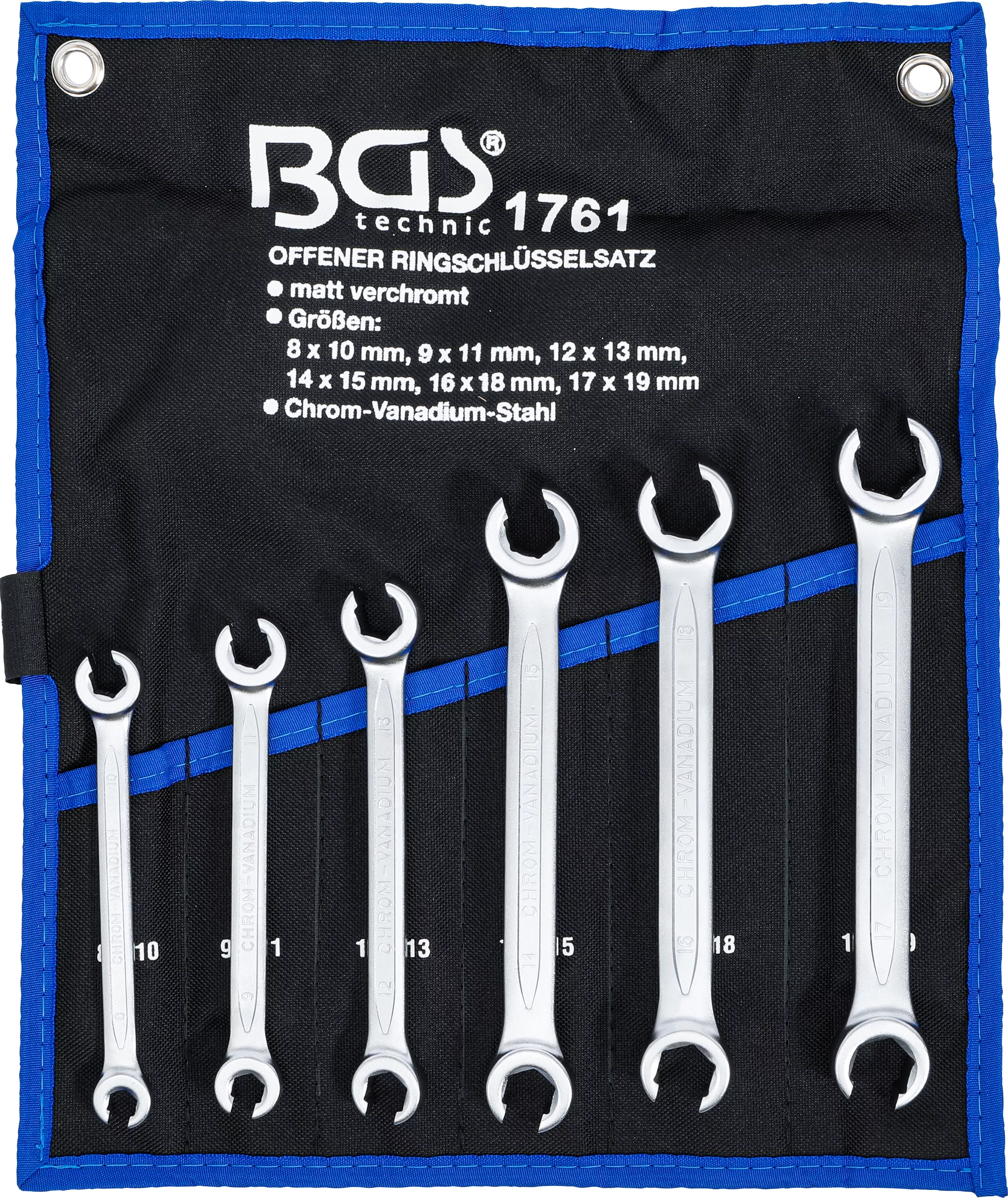 Set chei inelare duble deschise | 8 x 10 - 17 x 19 mm | 6 piese [1]