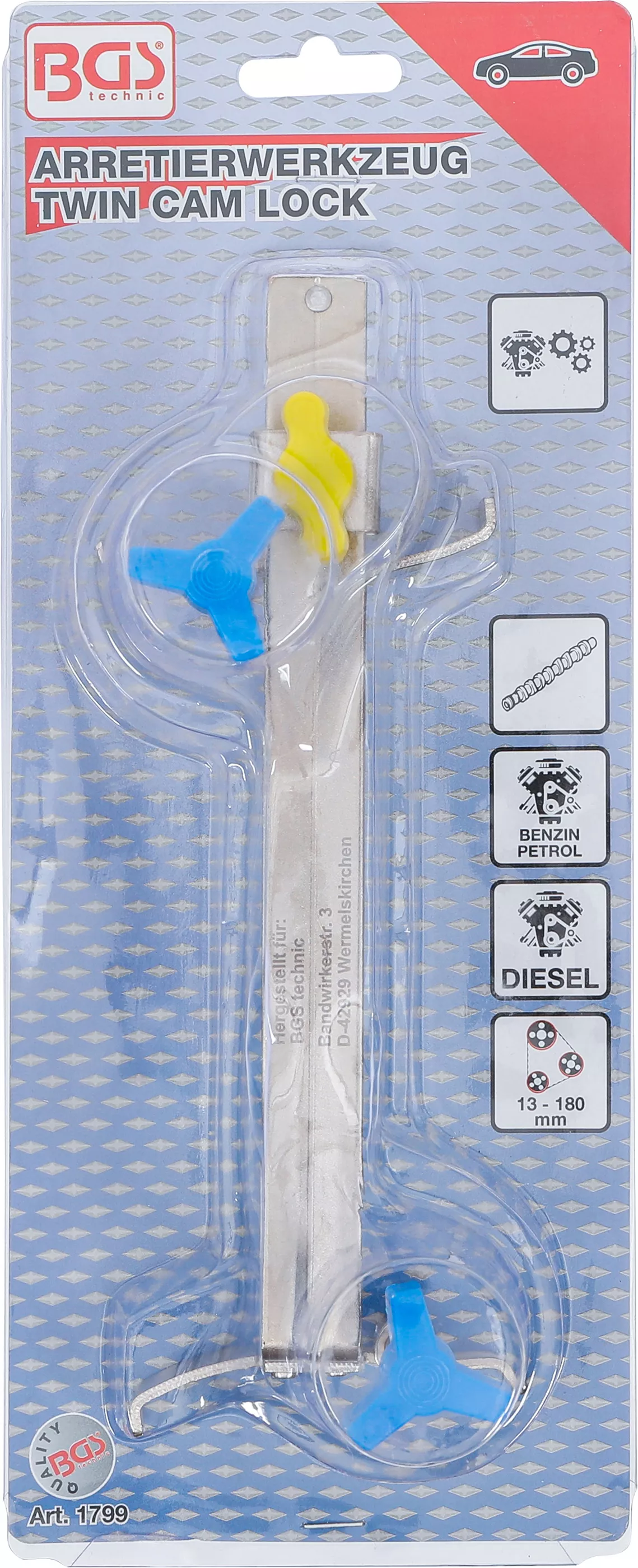 Dispozitiv blocare | pentru motoare cu doua axe cu came [4]