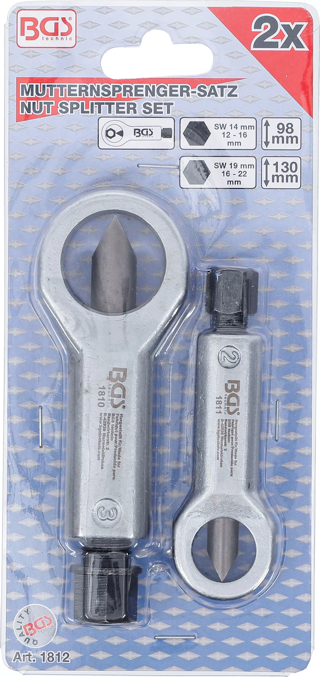 Set dispozitive despicat piulite | 12 - 16 mm / 16 - 22 mm | 2 piese [3]