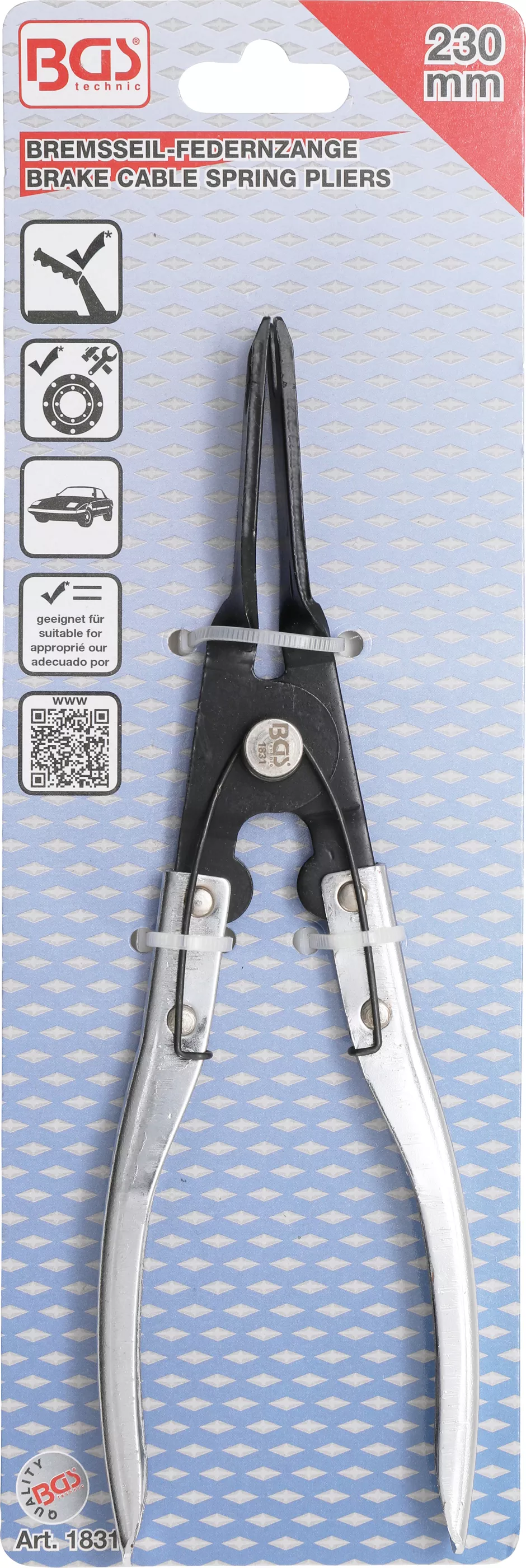 Cleste arc cablu de frana | 230 mm [6]