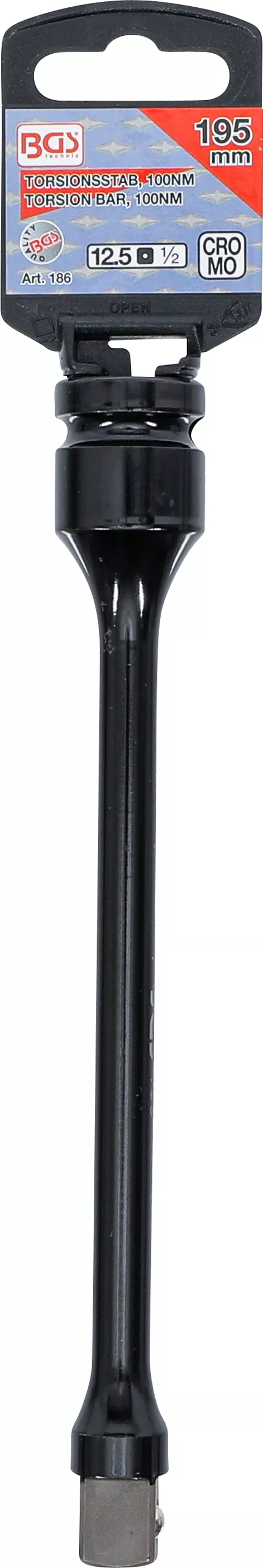 Bara de torsiune | 12,5 mm (1/2") | 100 Nm [4]