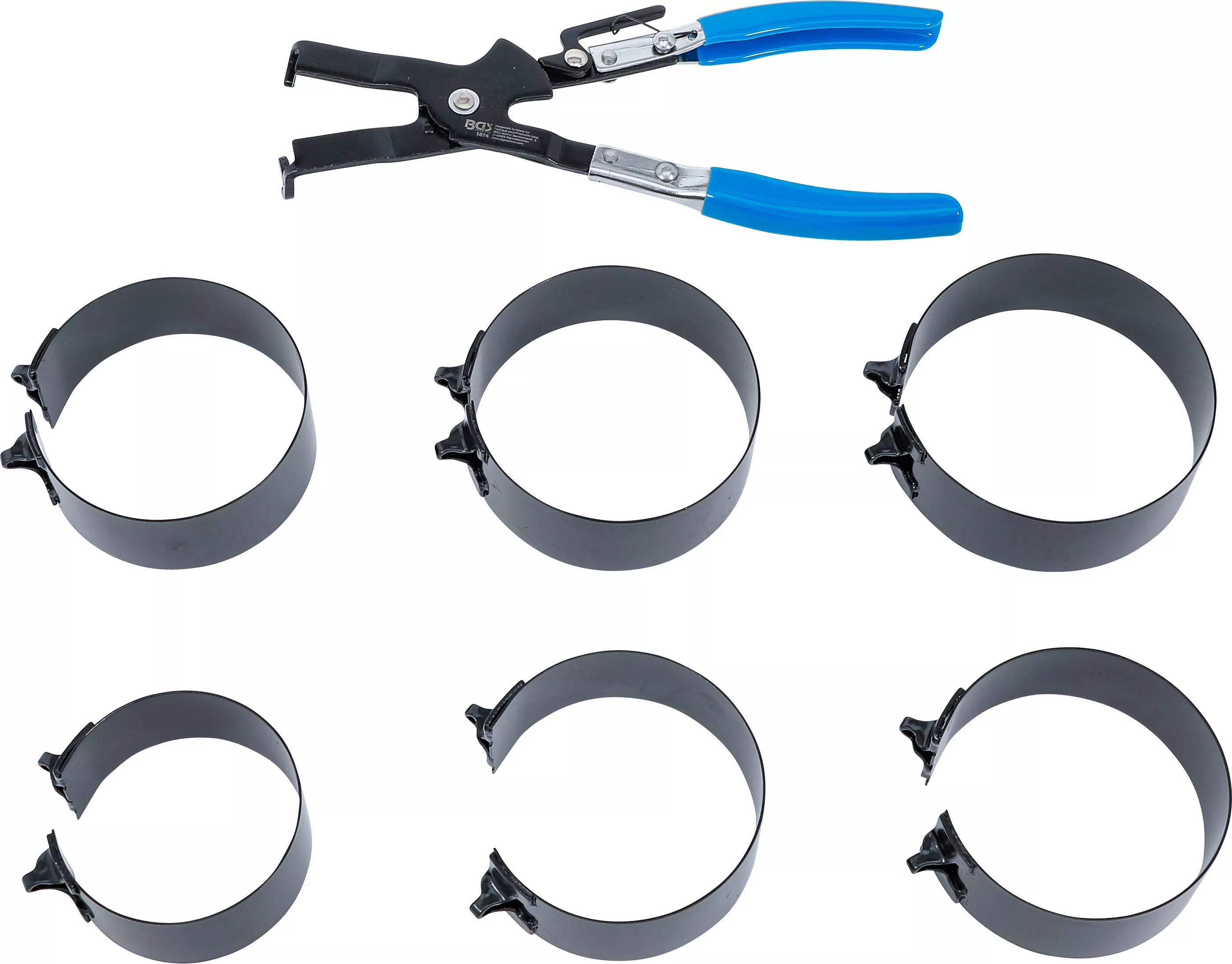 Set coliere de montaj segmenti piston | 7 piese [8]
