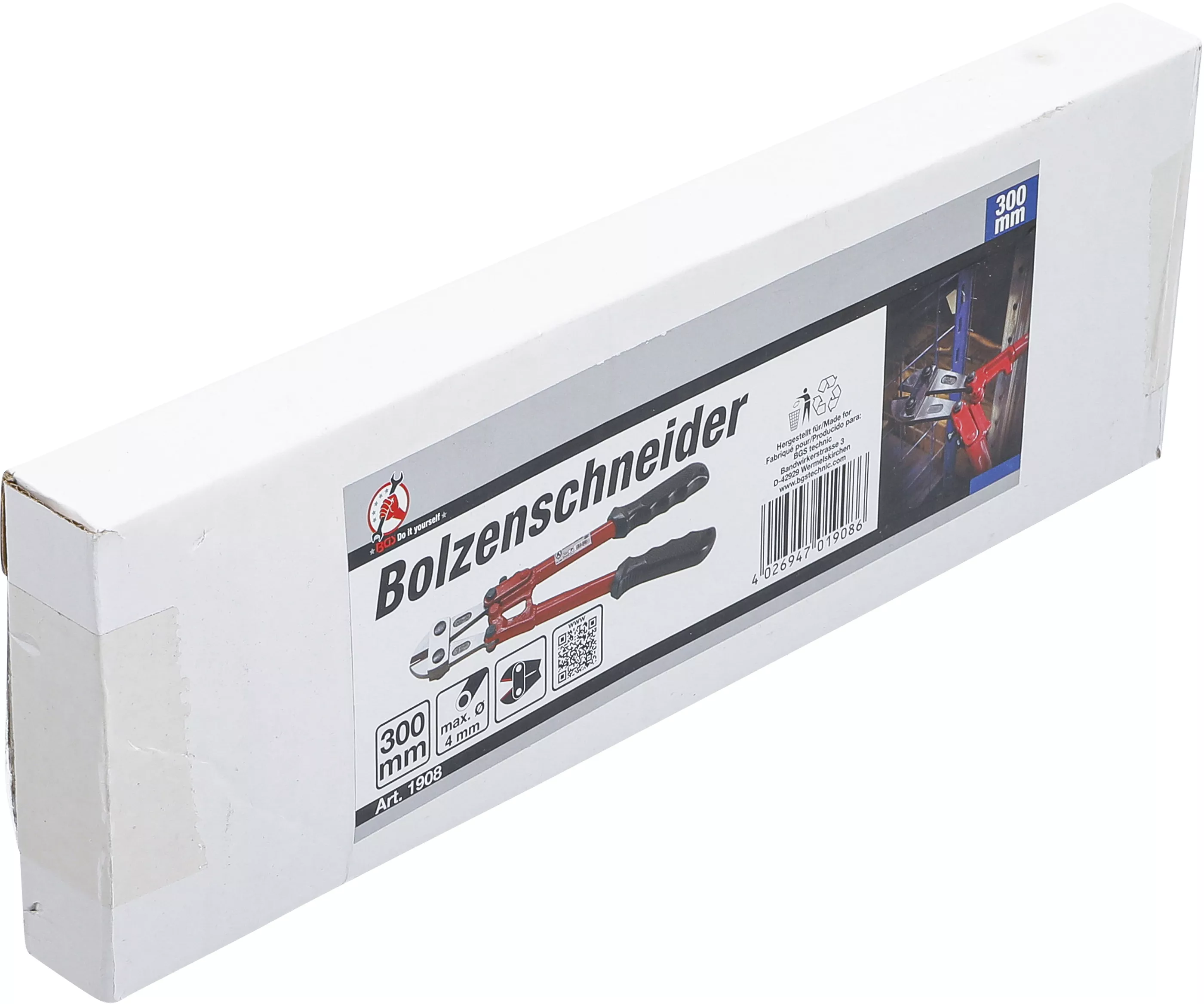 Cleste pentru taiat fier beton cu bacuri calite | 300 mm [5]