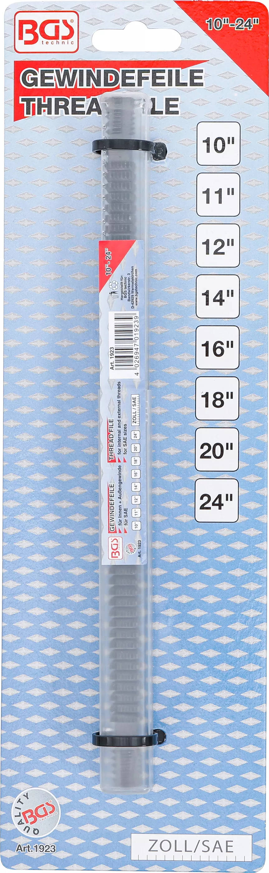 Pila pentru filete | pentru filete interioare si exterioare | SAE 10" - 24" [3]