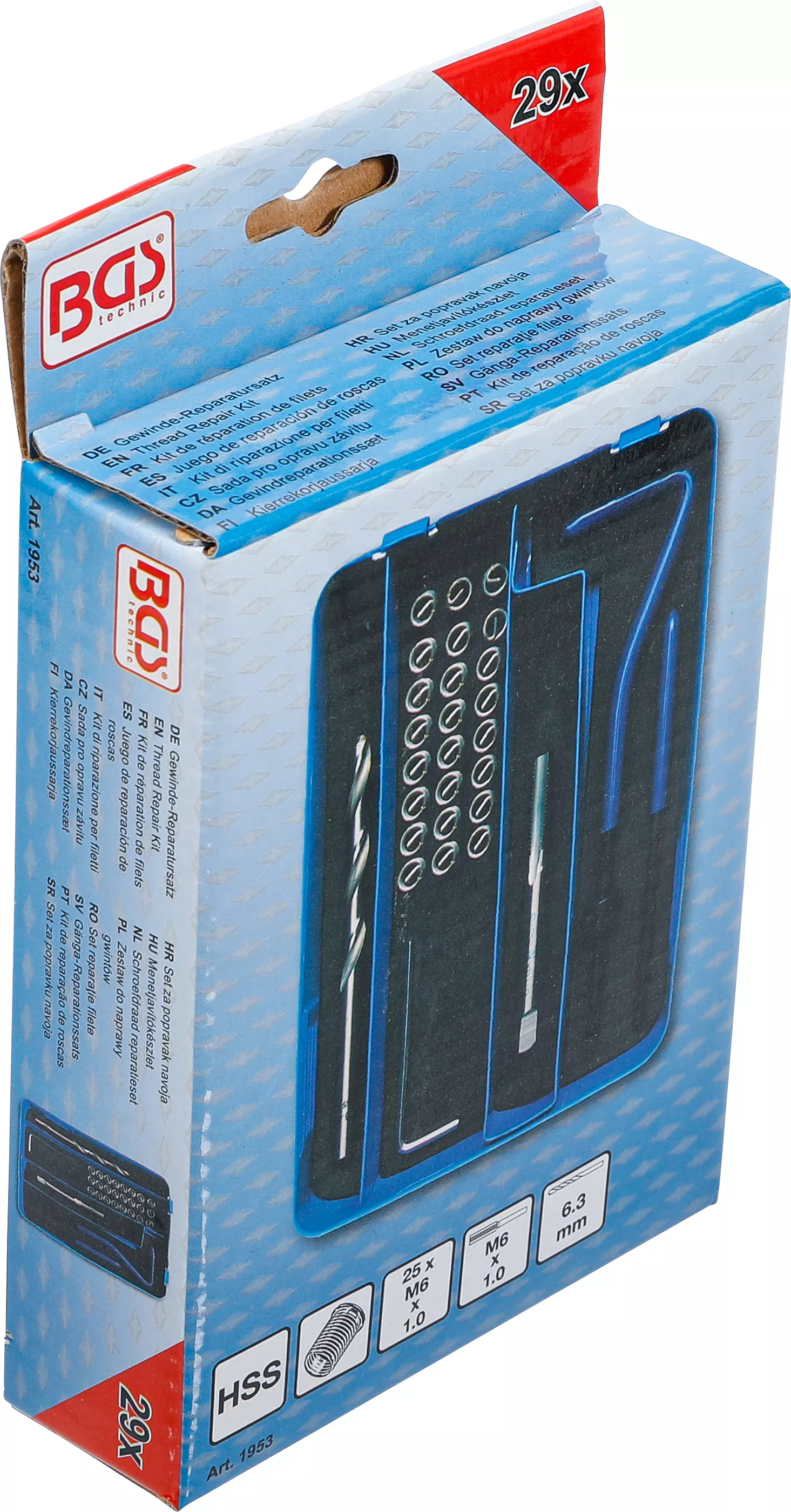 Set reparatie filete | M6 x 1,0 | 29 piese [6]