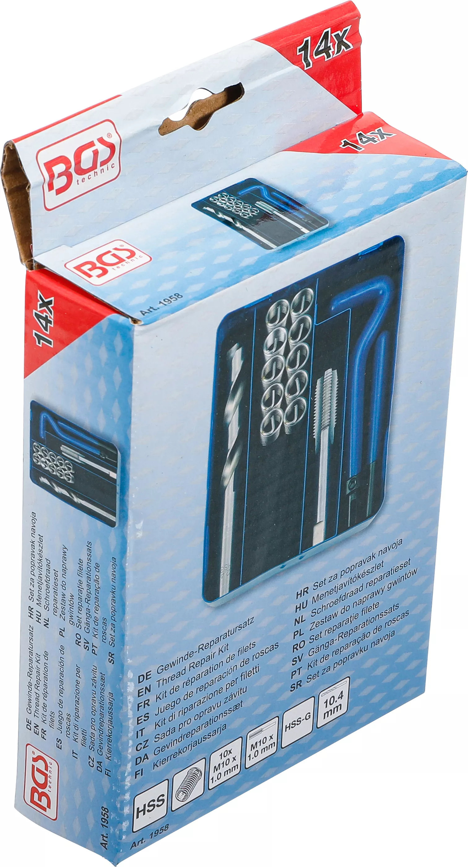 Set reparatie filete | M10 x 1,0 | 14 piese [6]