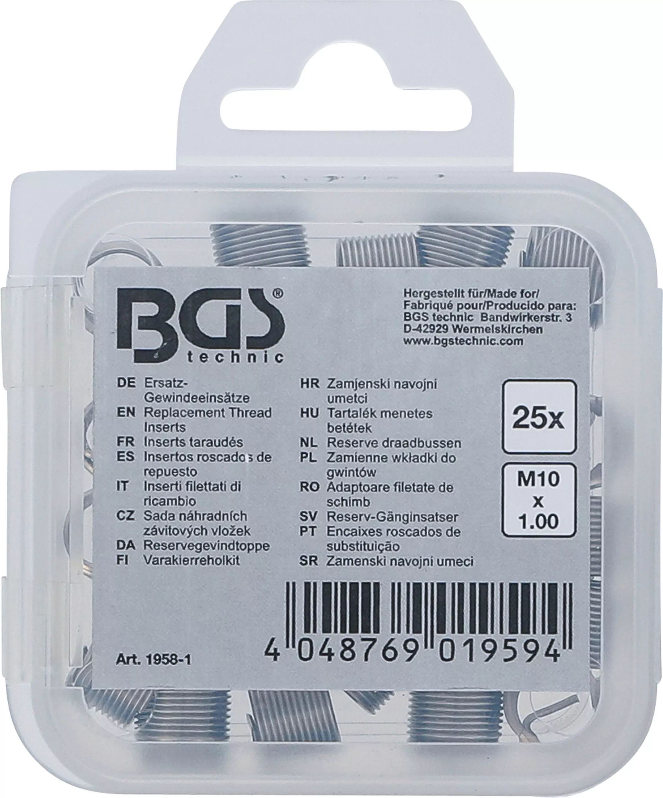 Adaptoare filetate de schimb | M10 x 1,0 | 25 piese [1]