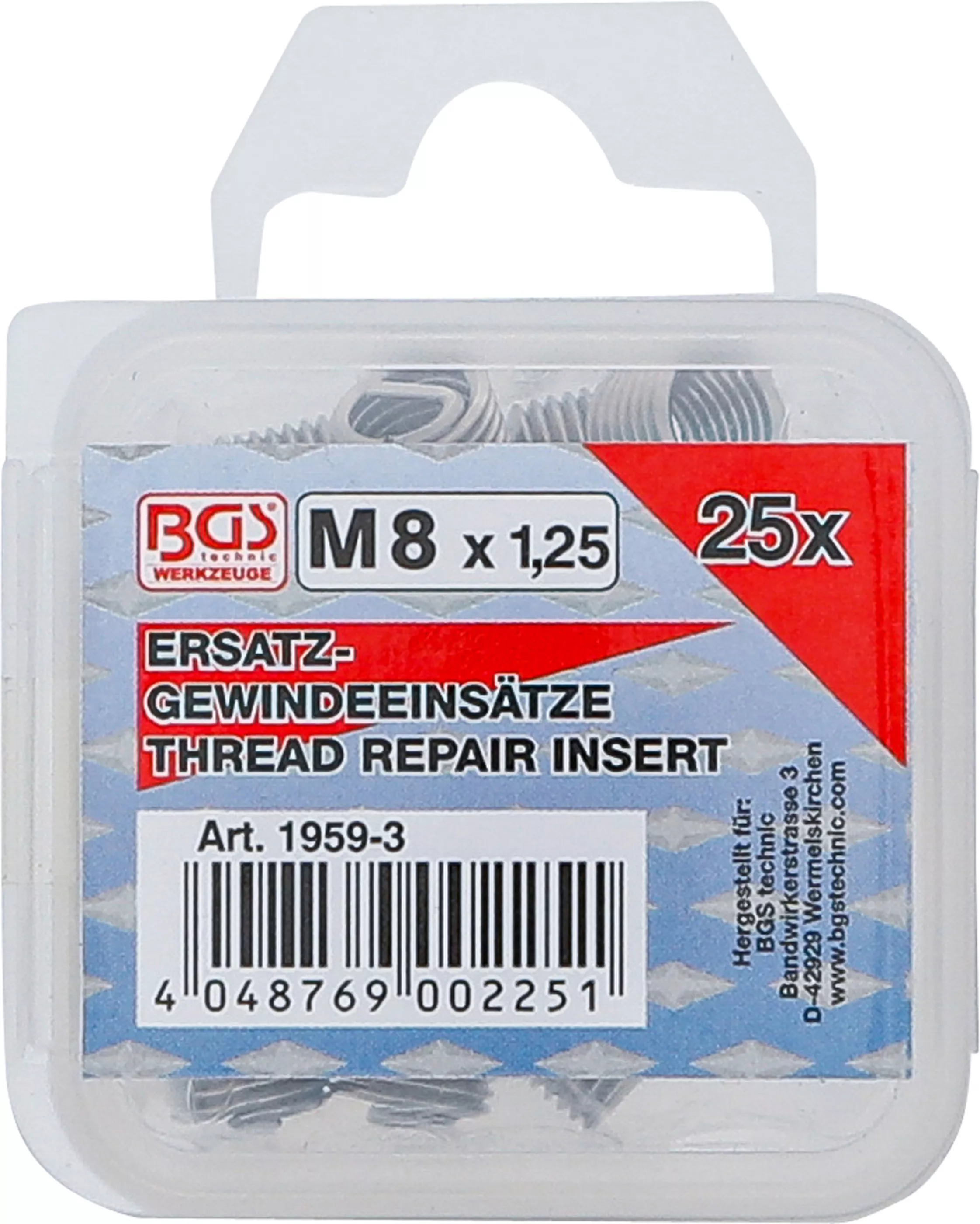 Adaptoare filetate de schimb | M8 x 1,25 | 25 piese [3]