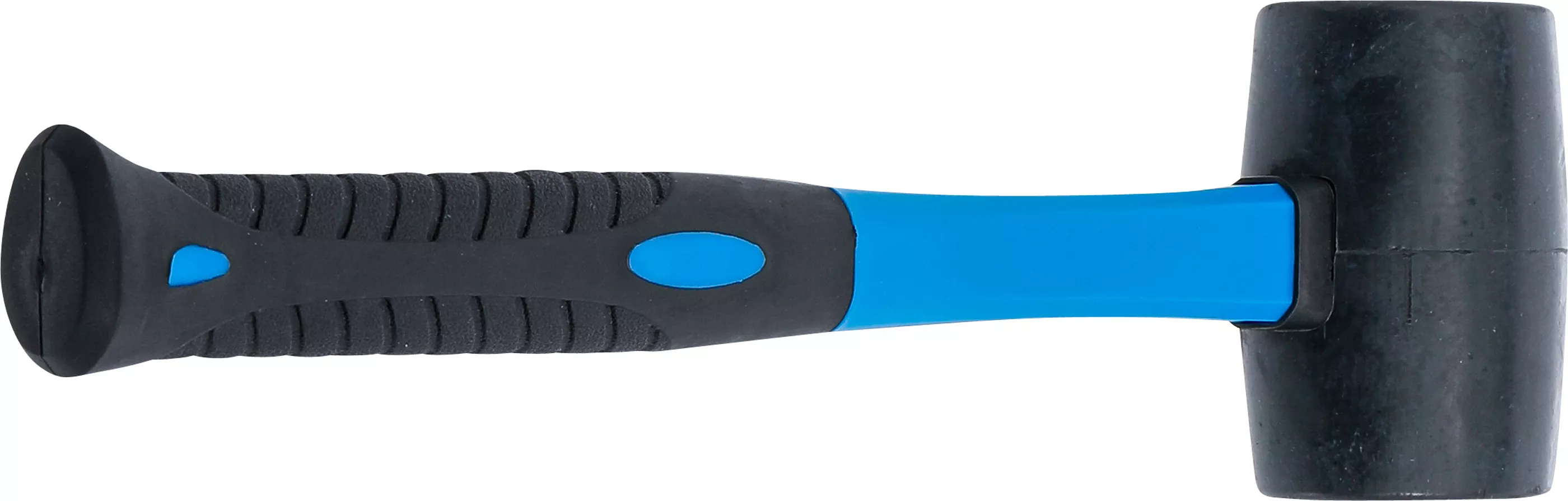 Ciocan de cauciuc | coada fibra de sticla | cap negru | o 50 mm | 280 g [4]