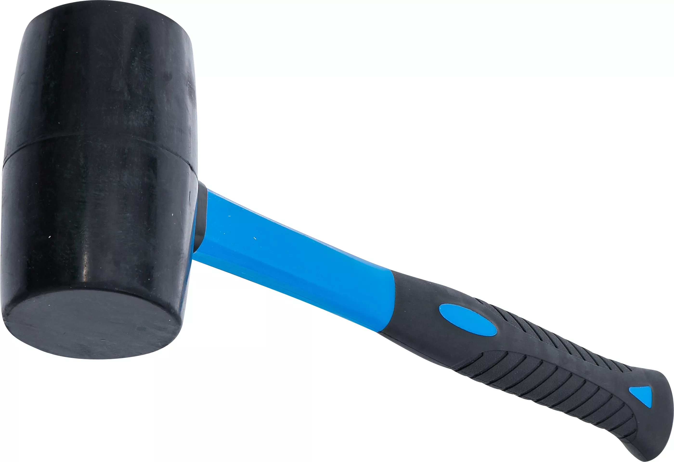 Ciocan de cauciuc | coada fibra de sticla | cap negru | o 65 mm | 720 g [1]