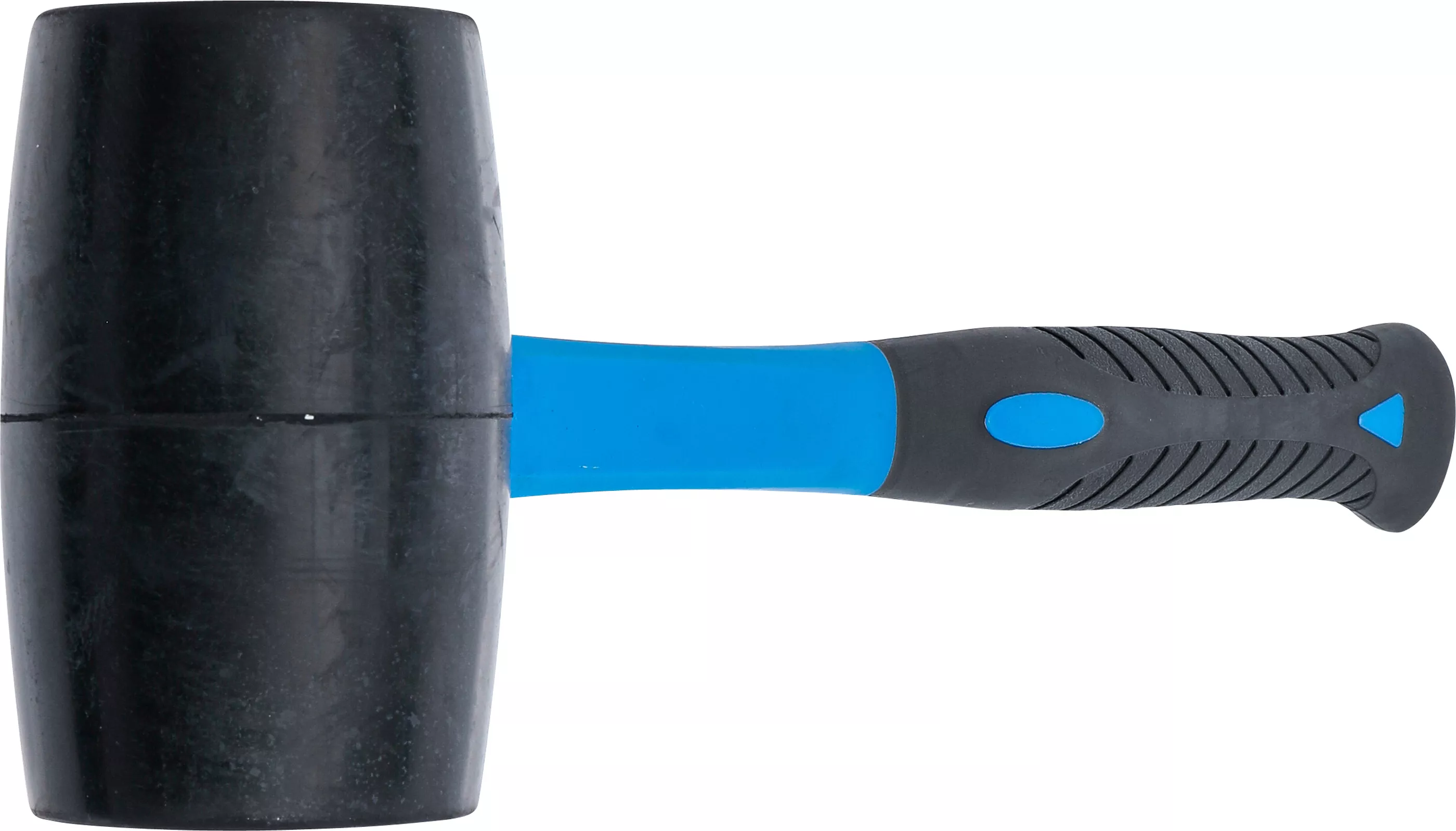 Ciocan de cauciuc | coada fibra de sticla | cap negru | o 70 mm | 900 g [3]