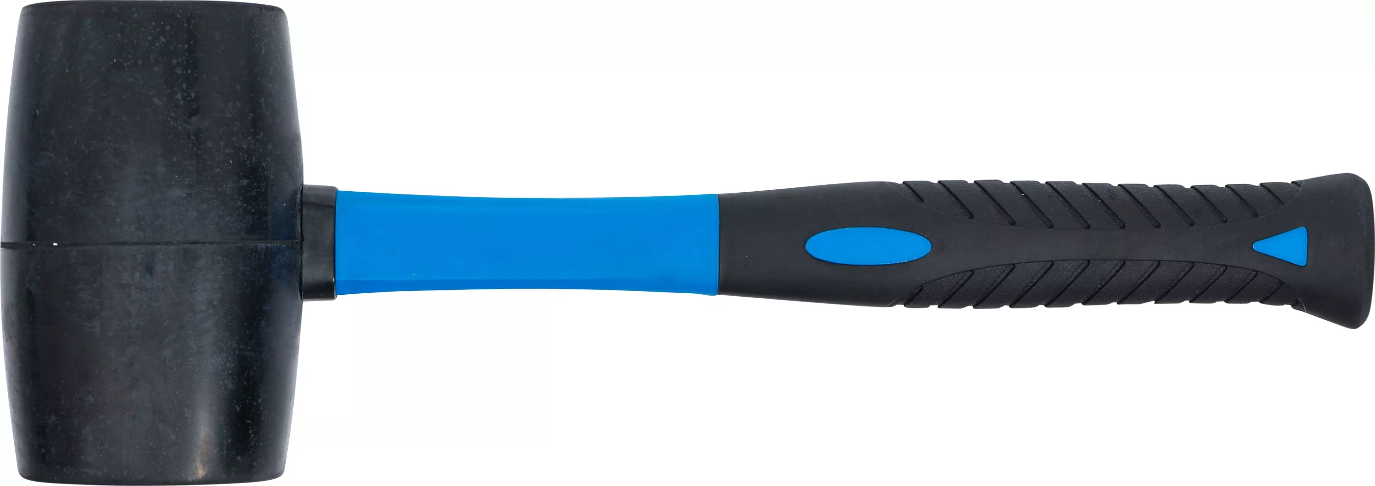 Ciocan de cauciuc | coada fibra de sticla | cap negru | o 70 mm | 900 g [5]
