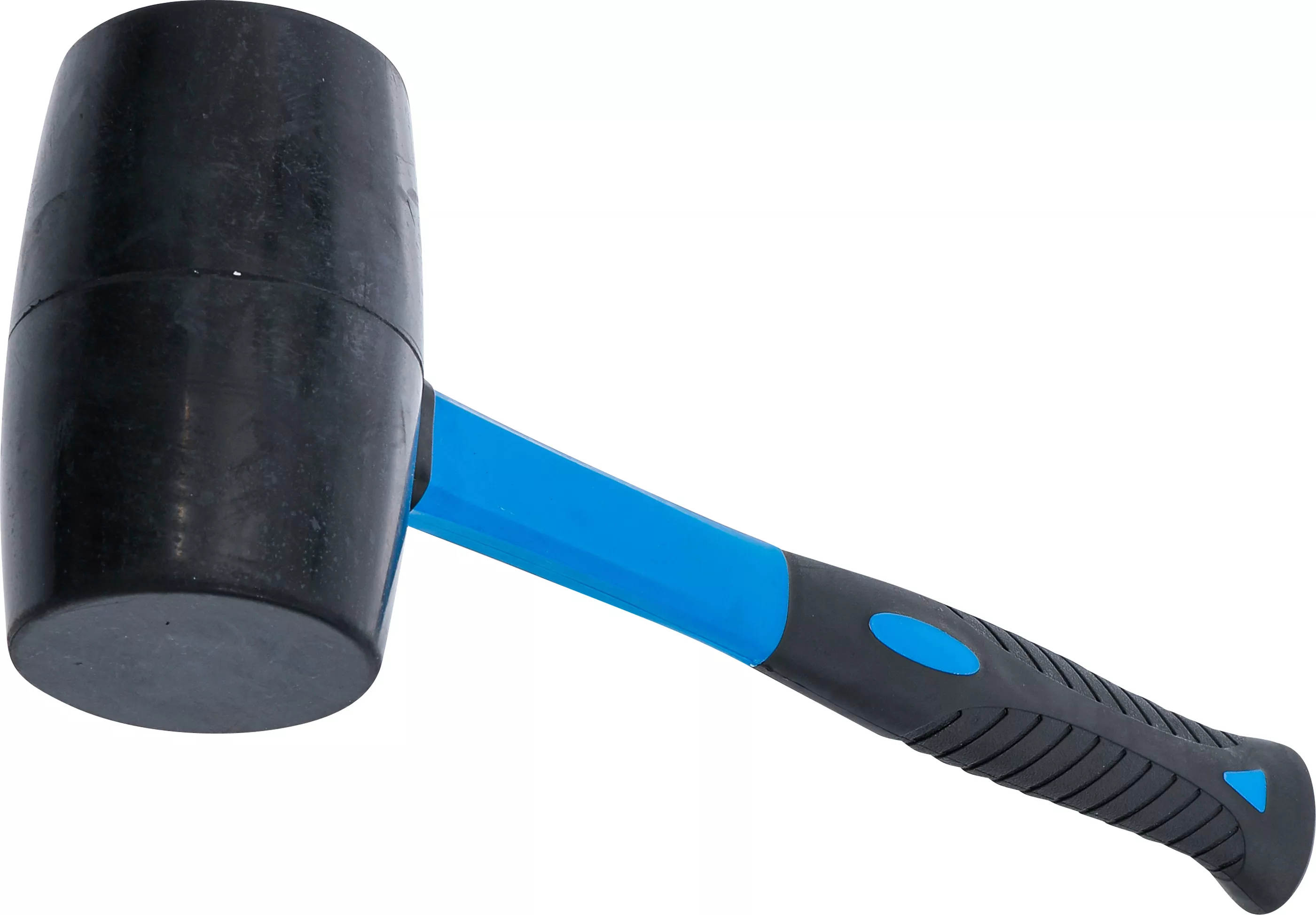 Ciocan de cauciuc | coada fibra de sticla | cap negru | o 70 mm | 900 g [1]