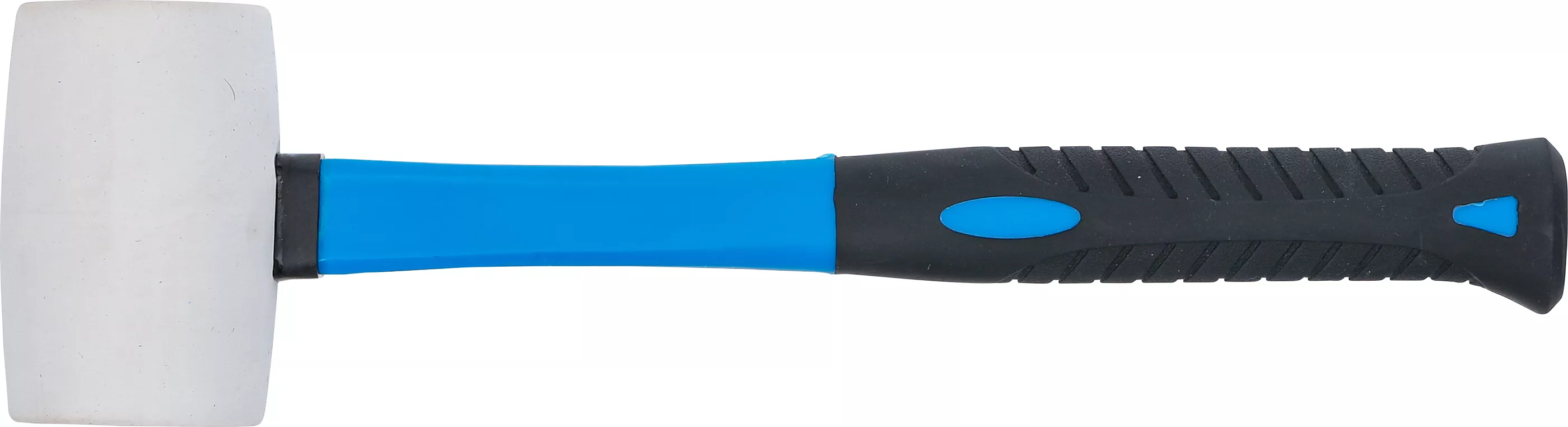 Ciocan de cauciuc | coada fibra de sticla | cap alb | o 48 mm | 250 g [5]