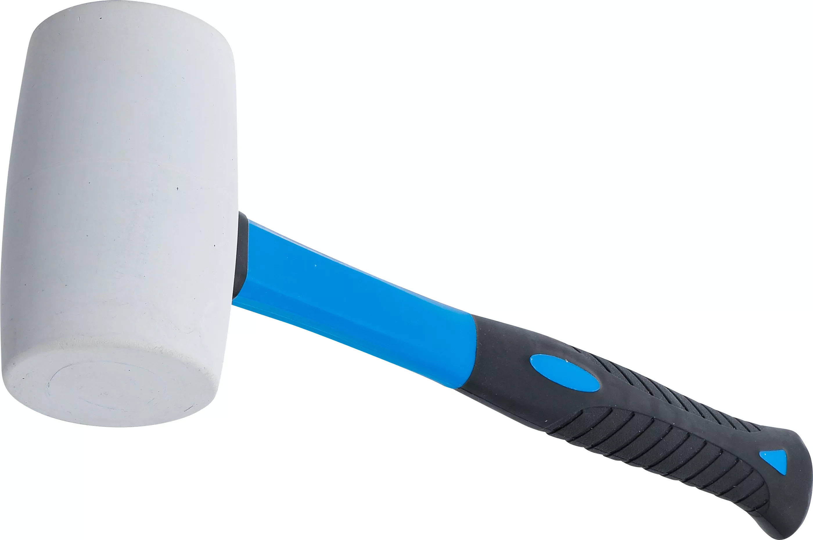 Ciocan de cauciuc | coada fibra de sticla | cap alb | o 64 mm | 750 g [1]