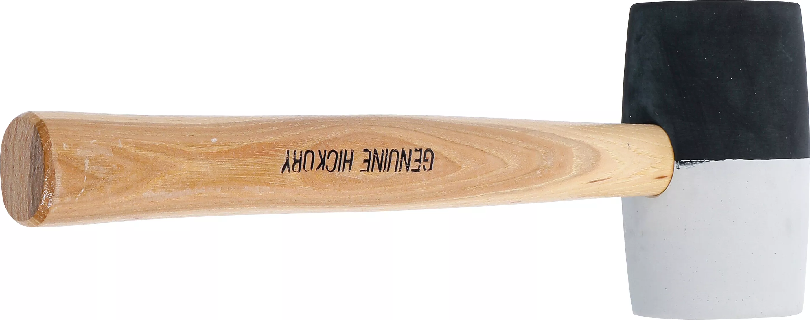 Ciocan de cauciuc | coada Hickory | cap alb negru | o 63 mm | 840 g [4]