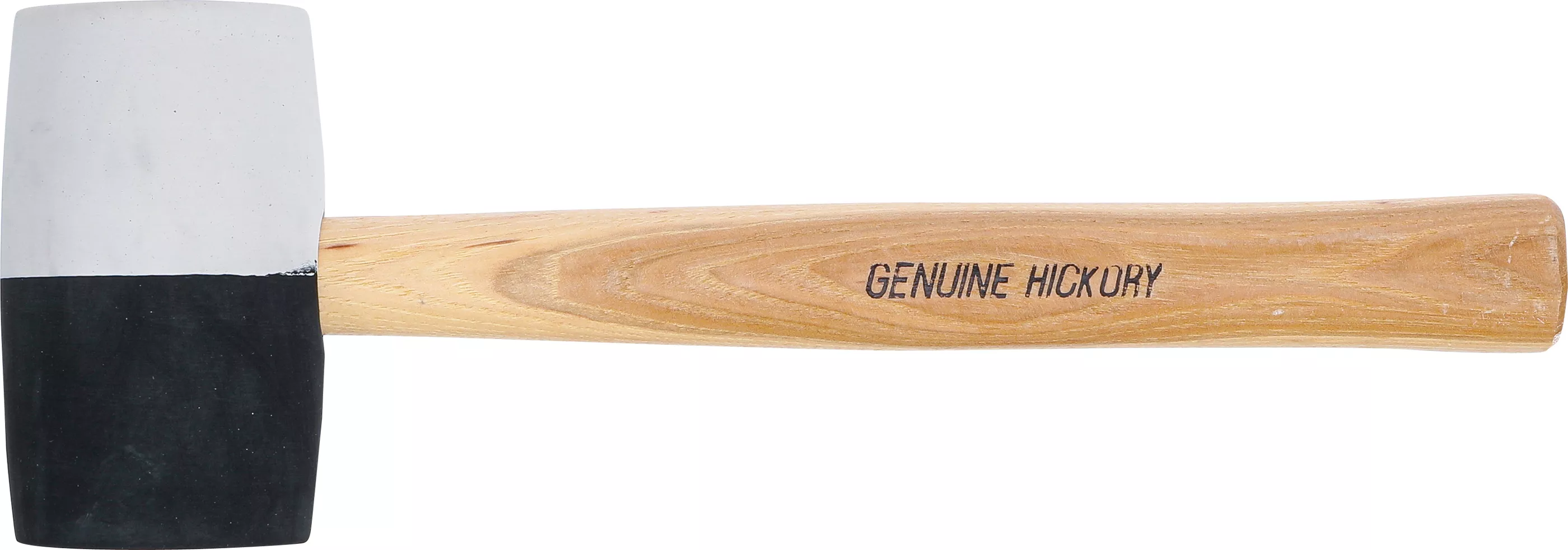 Ciocan de cauciuc | coada Hickory | cap alb negru | o 63 mm | 840 g [5]